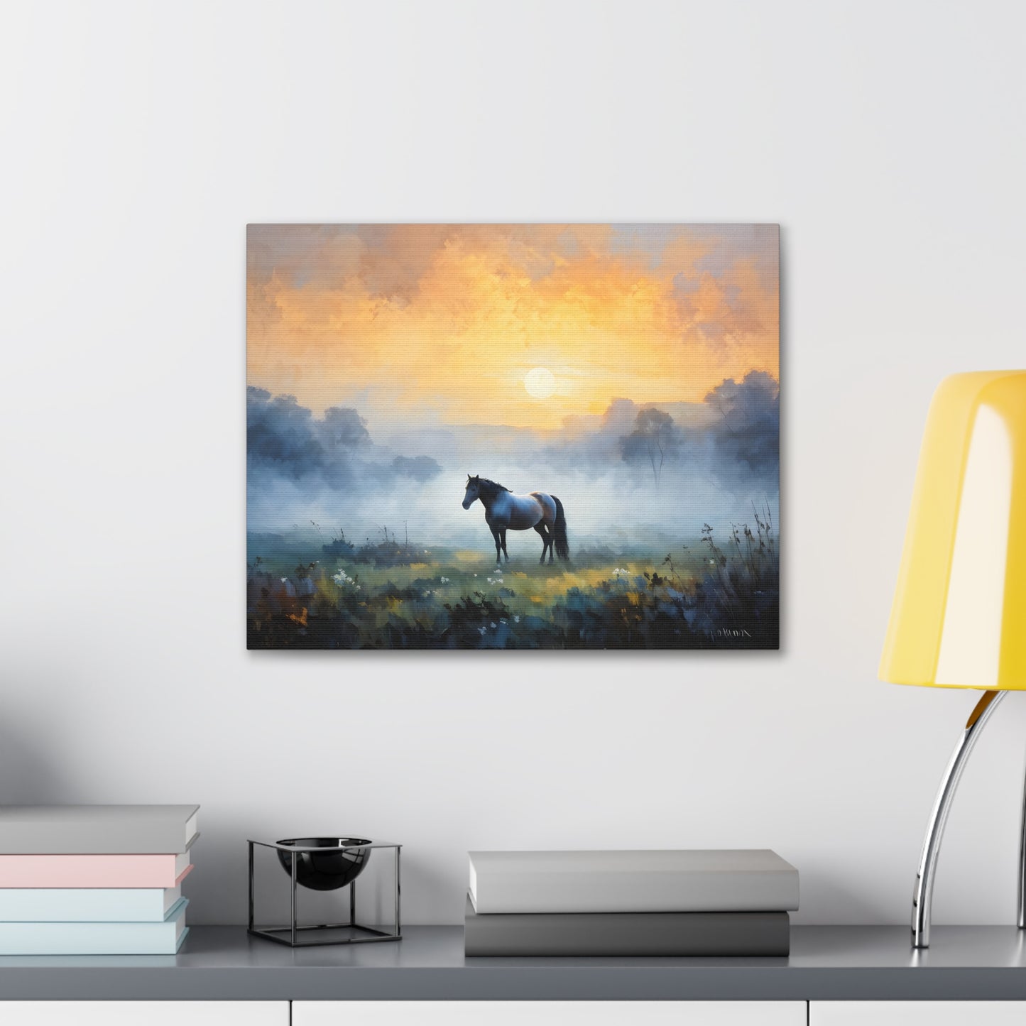 Tranquil Meadows: Classic Oil Painting Wall Décor