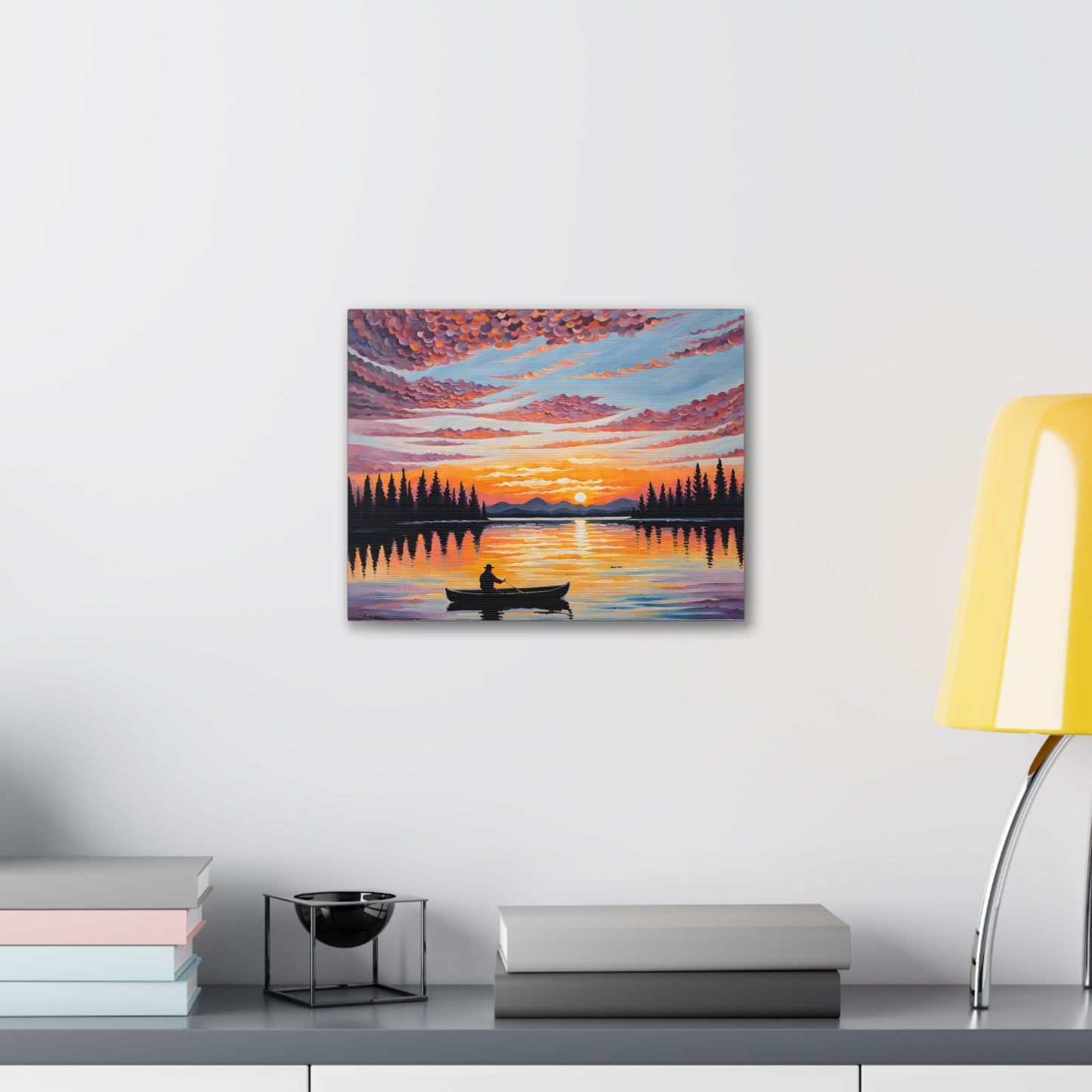 Breeze-Kissed Waters: Classic Oil Painting Wall Décor