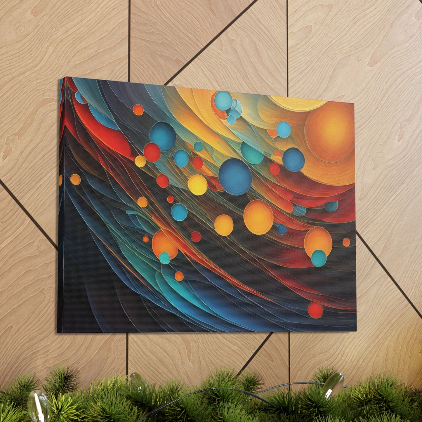 Serene Symphony: Abstract Wall Décor