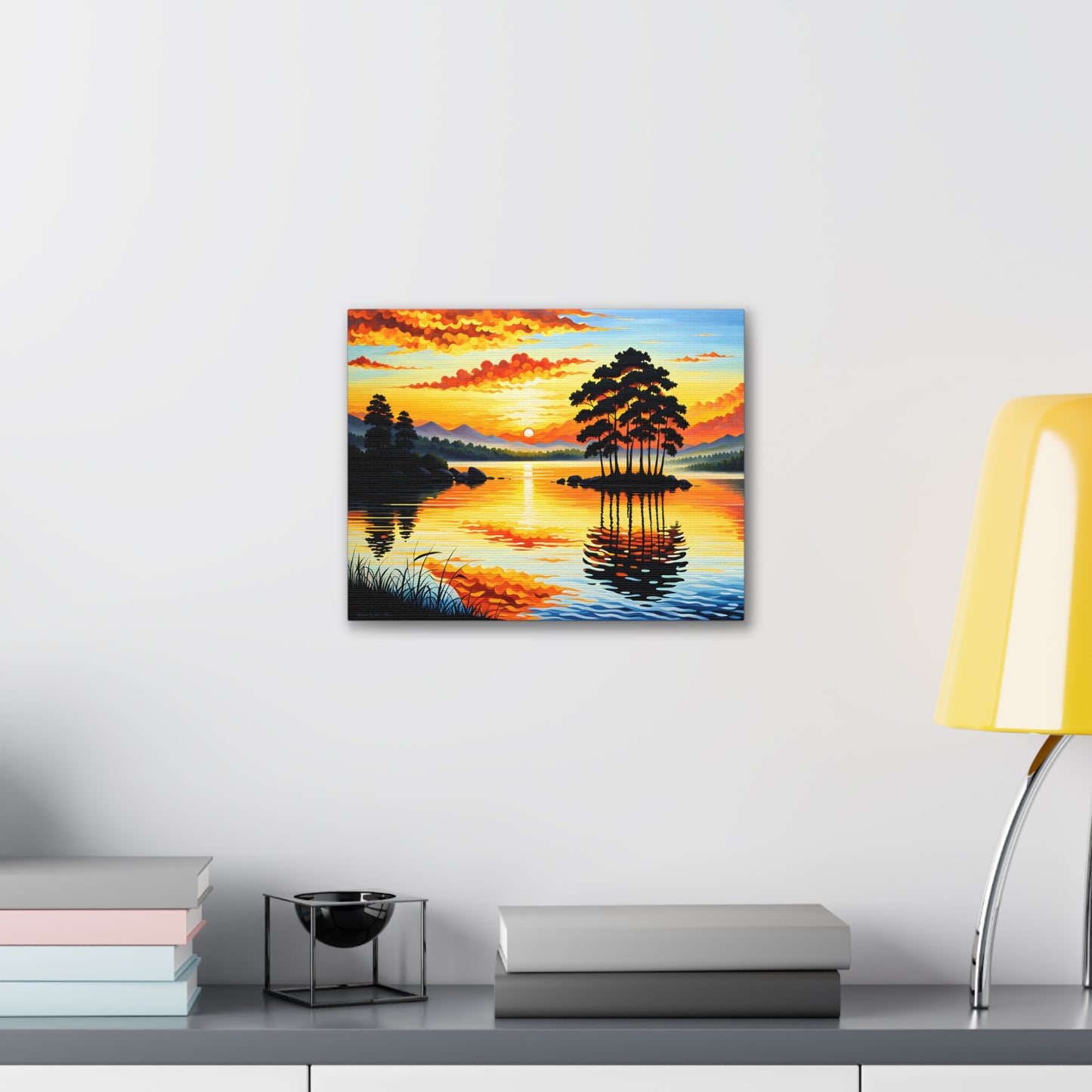 Prairie Horizon: Classic Oil Painting Wall Décor