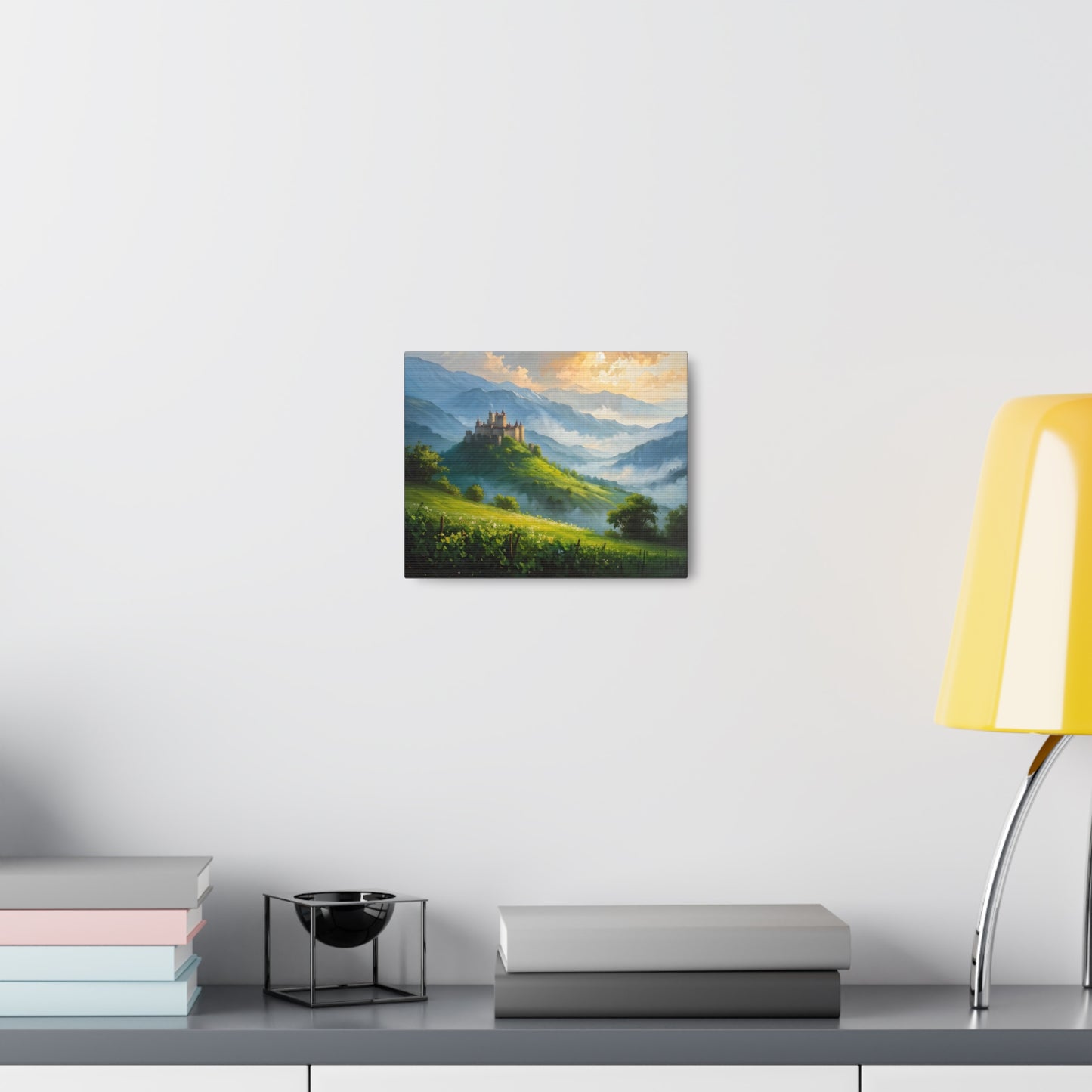 Mountain’s Heart: Classic Oil Painting Wall Décor