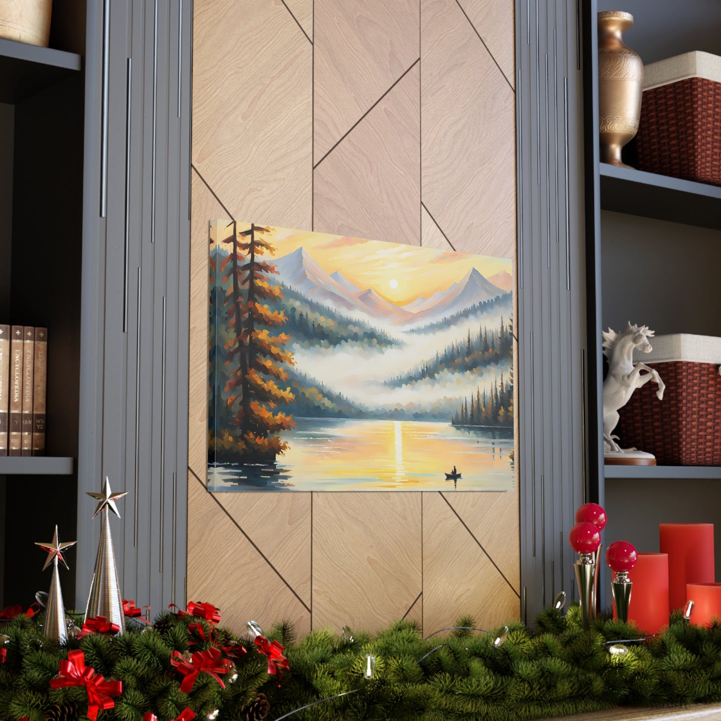 Enchanted Bay: Classic Oil Painting Wall Décor