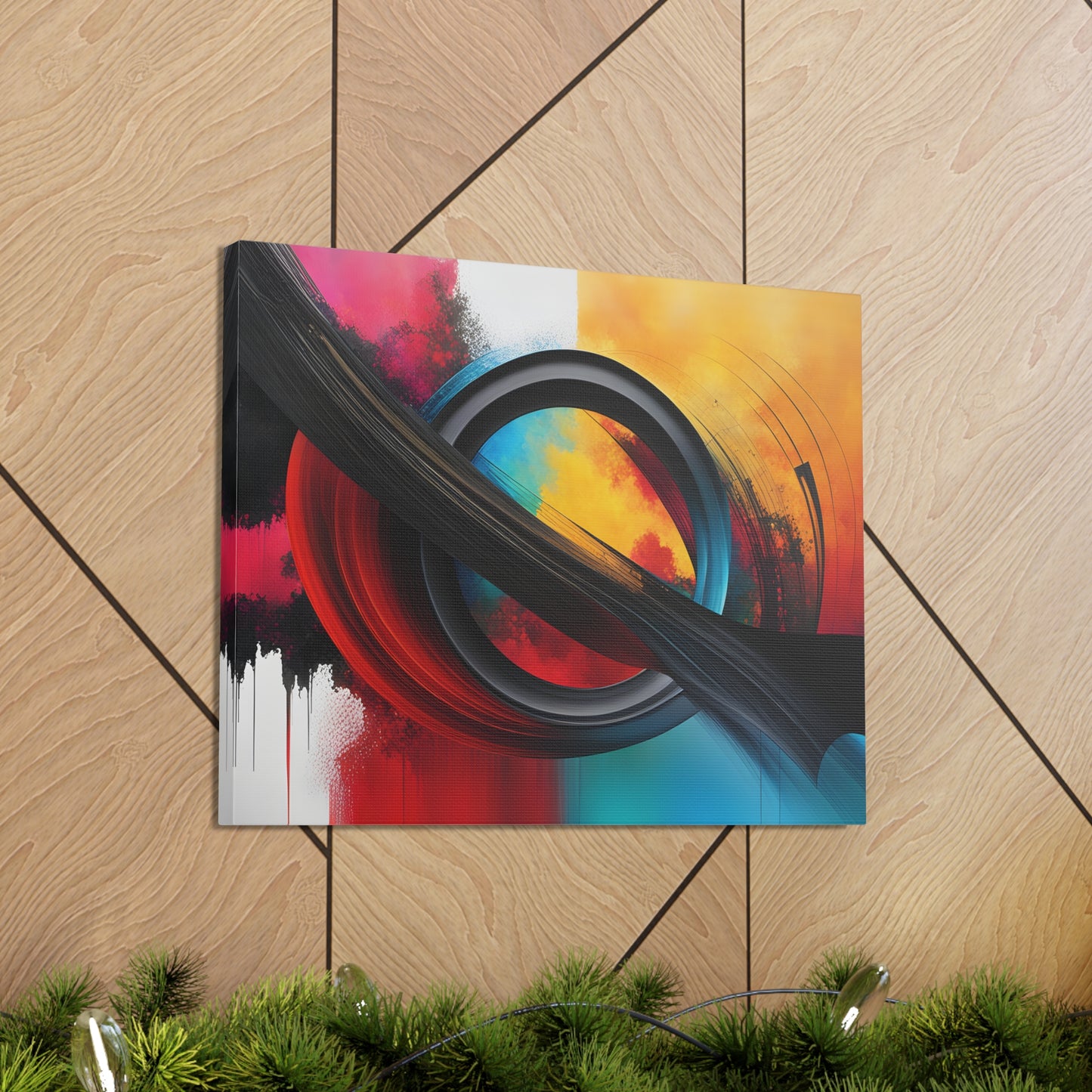 Radiant Odyssey: Abstract Wall Décor