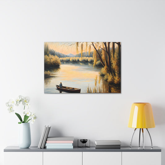 Enchanted Brook: Classic Oil Painting Wall Décor