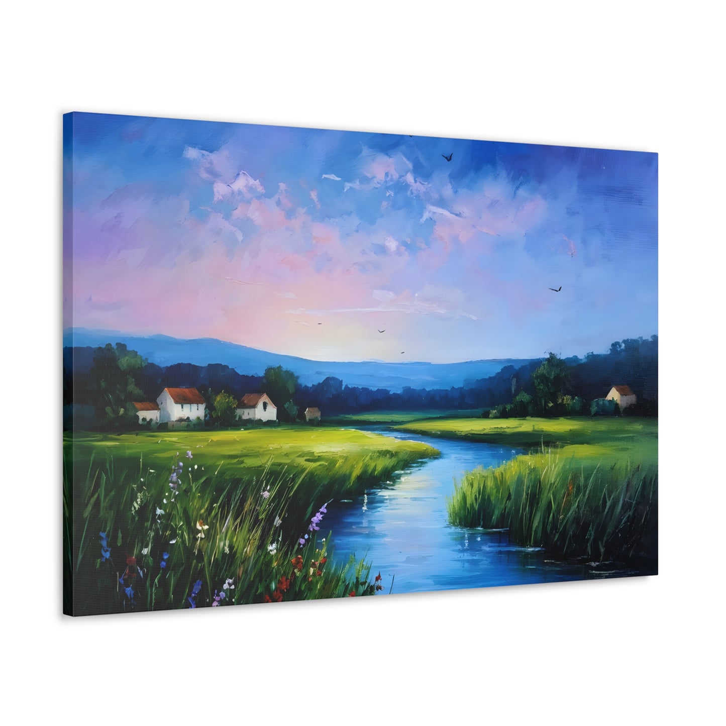 Cloak of Twilight: Classic Oil Painting Wall Décor