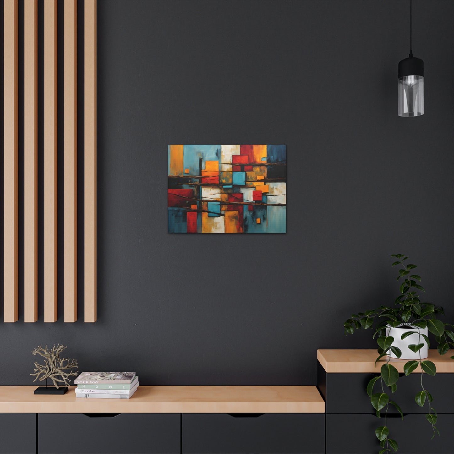 Luminous Pathways: Abstract Wall Décor