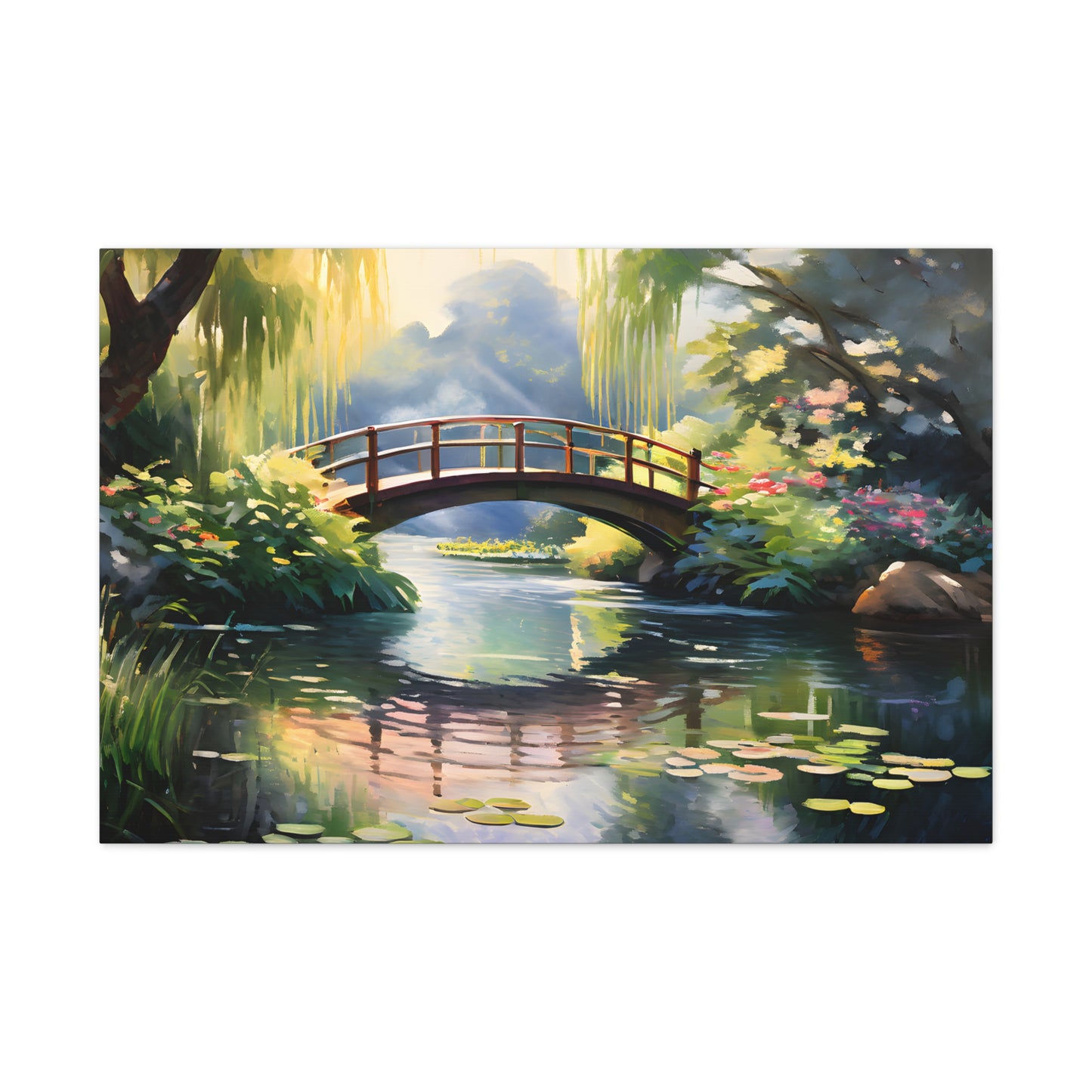 Bridge of Dreams: Classic Oil Painting Wall Décor