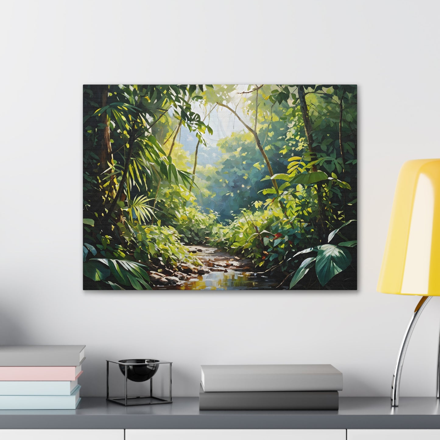 Vibrant Jungle: Classic Oil Painting Wall Décor