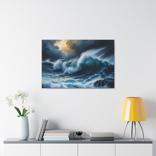 Stormy Silence: Nautical Wall Décor