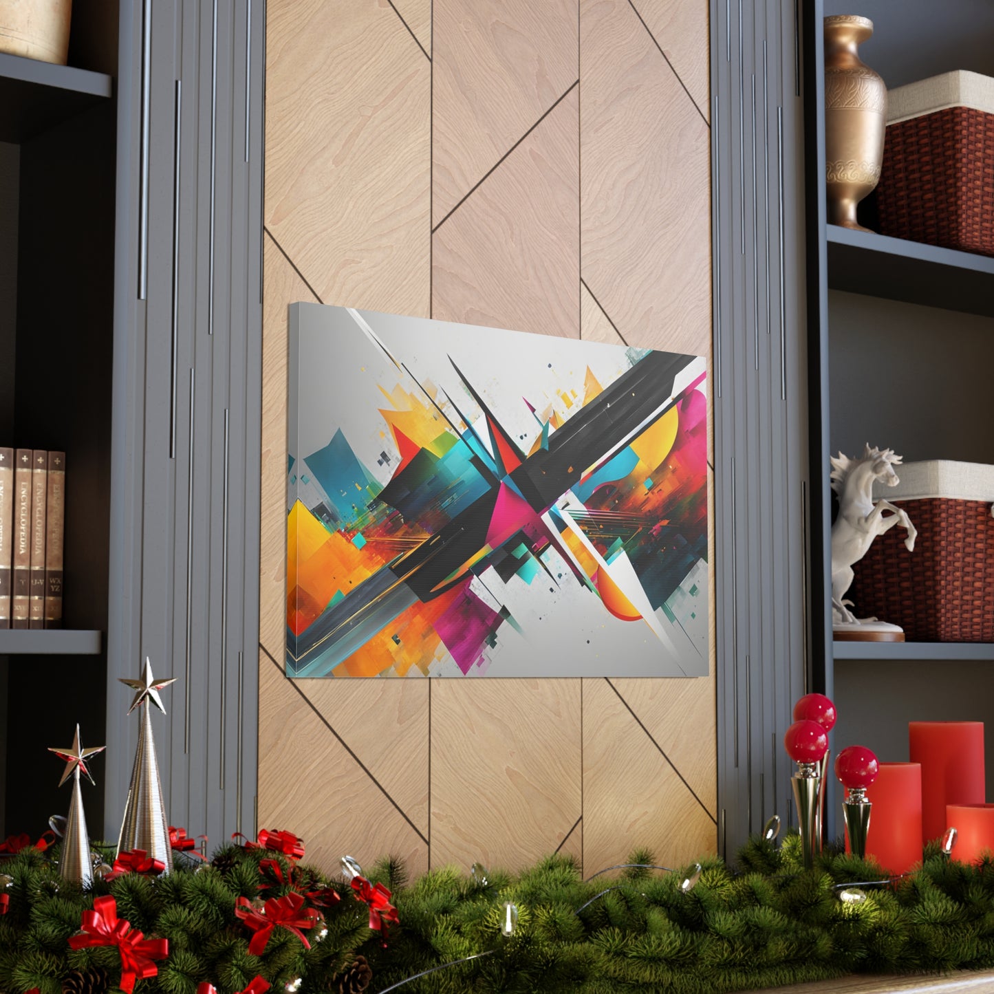 Prismatic Whispers: Abstract Wall Décor