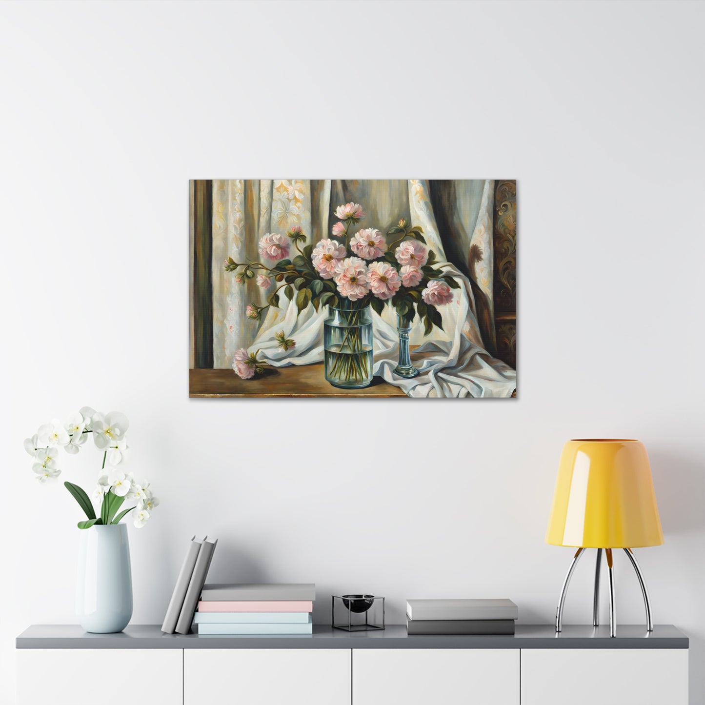 Wildflower Haven: Classic Oil Painting Wall Décor