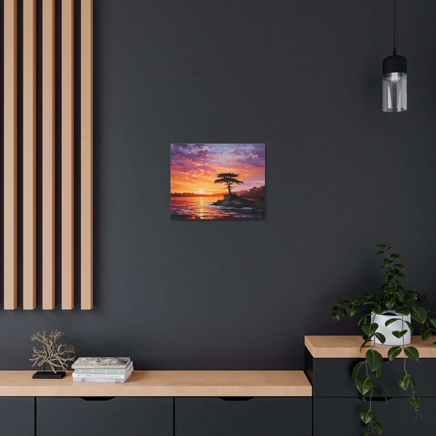 Lake’s Edge: Classic Oil Painting Wall Décor