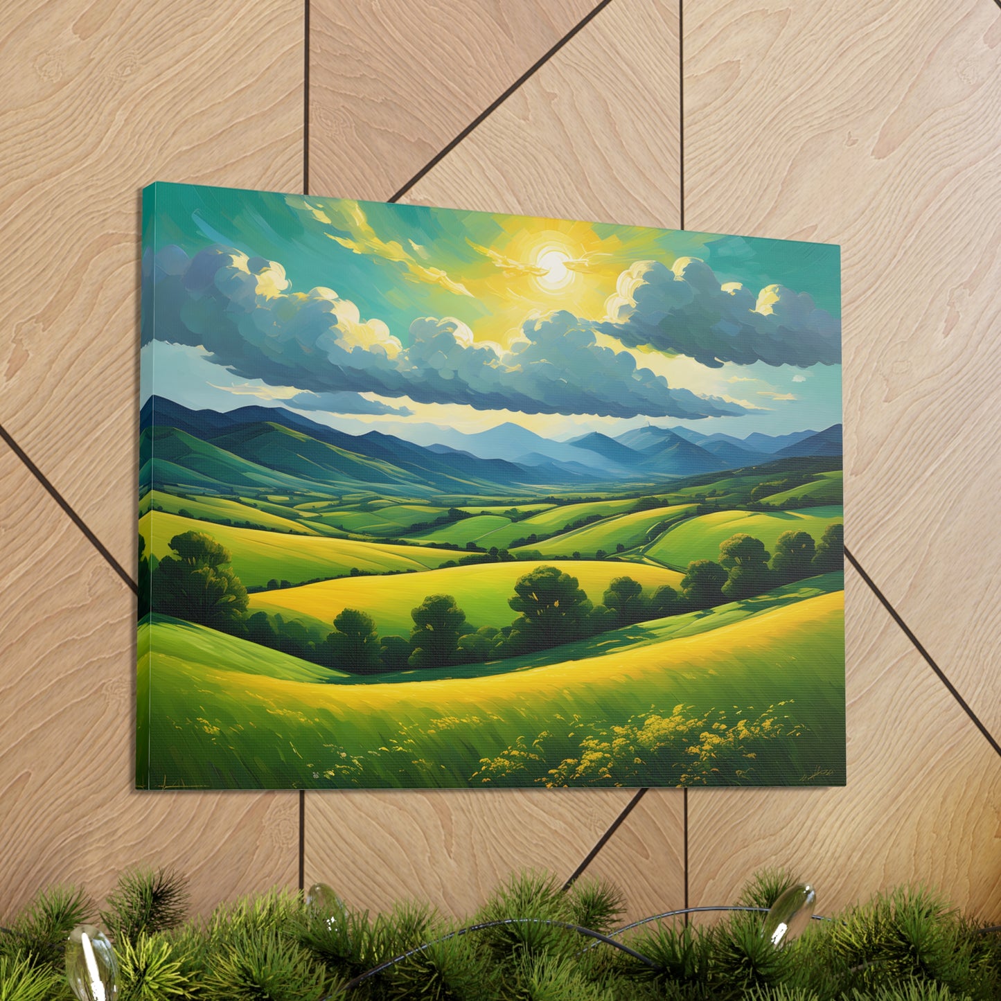 Eternal Fields: Nature's Grandeur Wall Décor