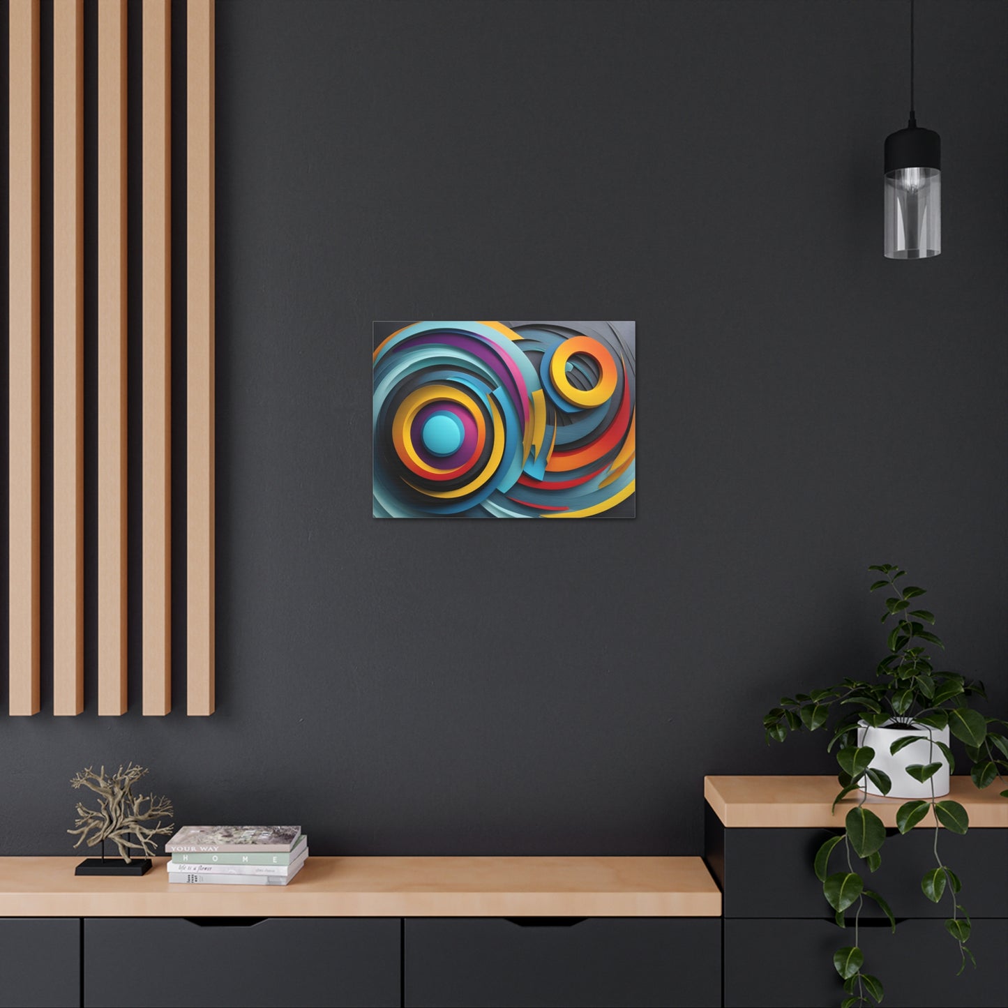 Aurora Canvas: Abstract Wall Décor