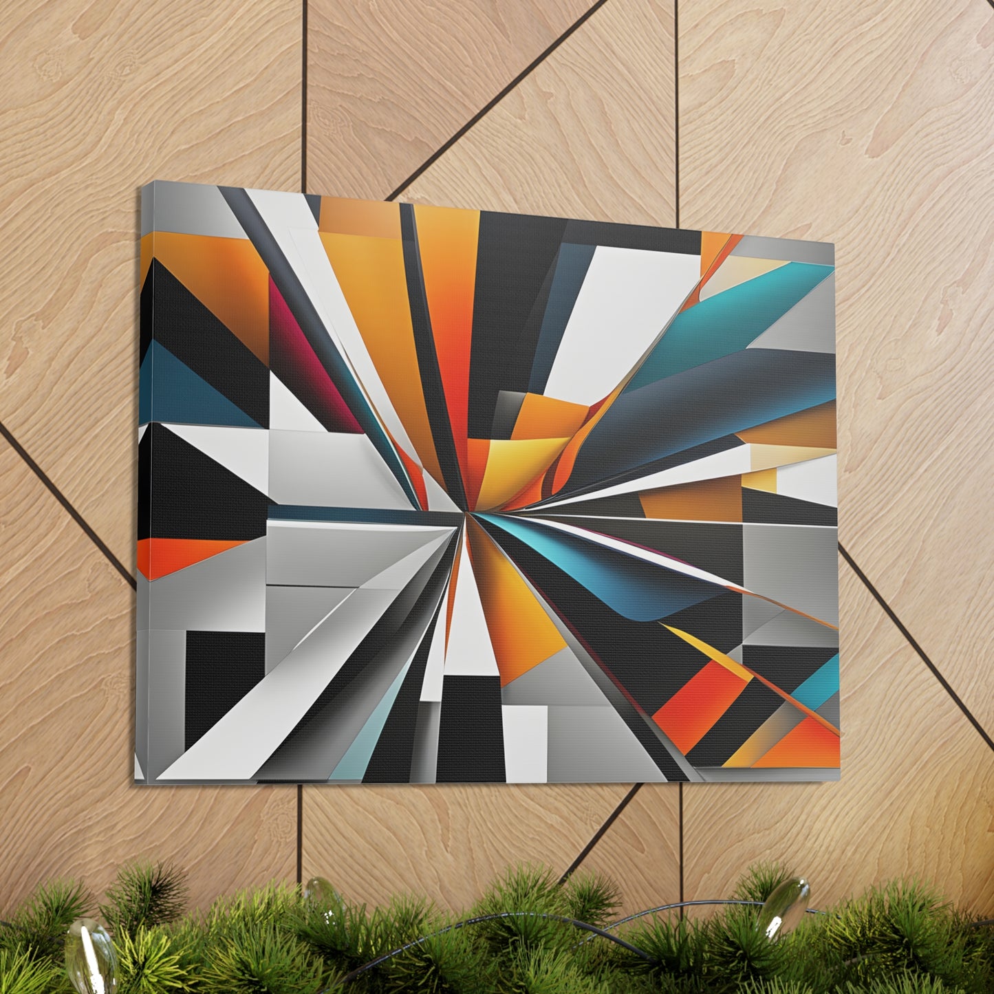 Prism Shadows: Abstract Wall Décor