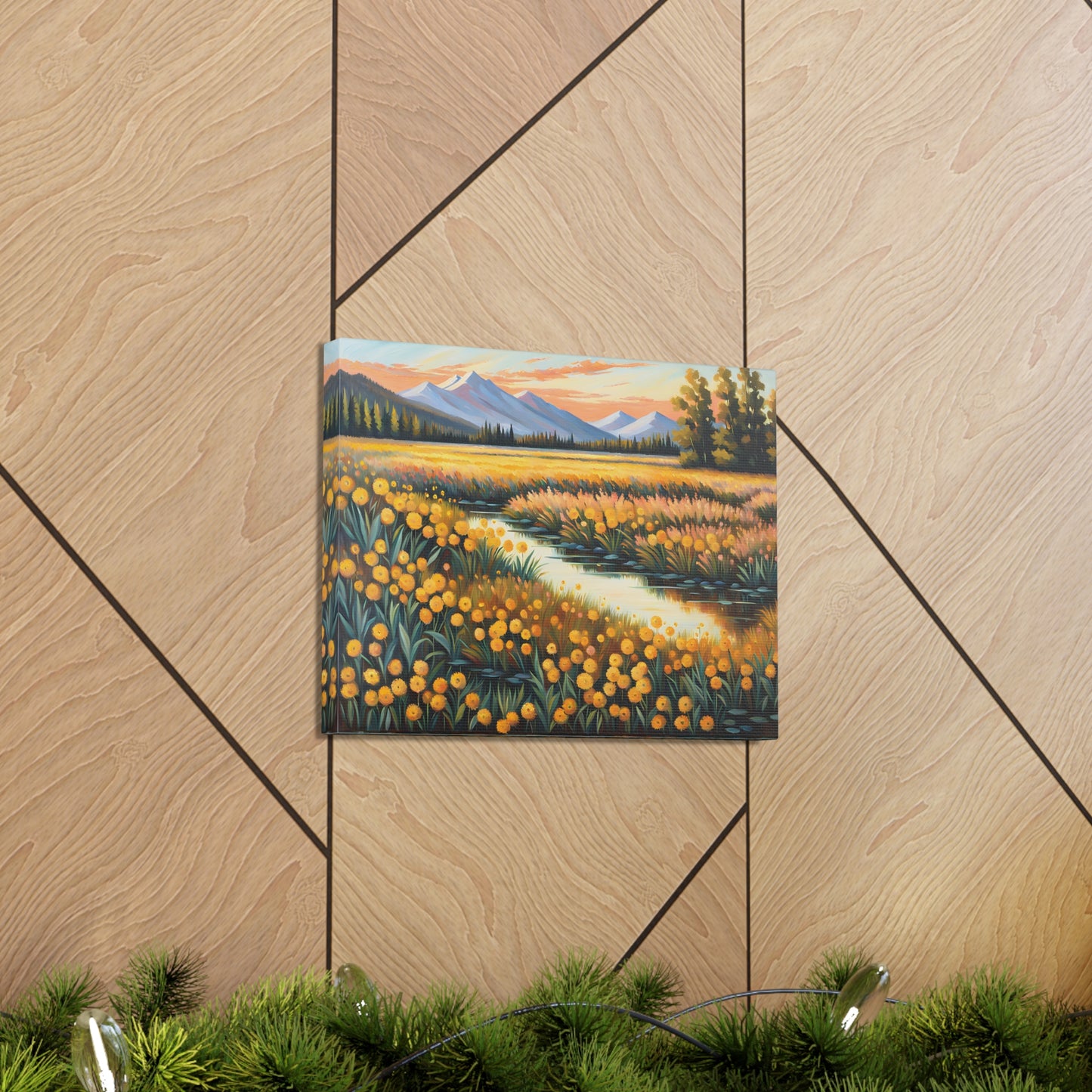 Willow Breeze: Classic Oil Painting Wall Décor