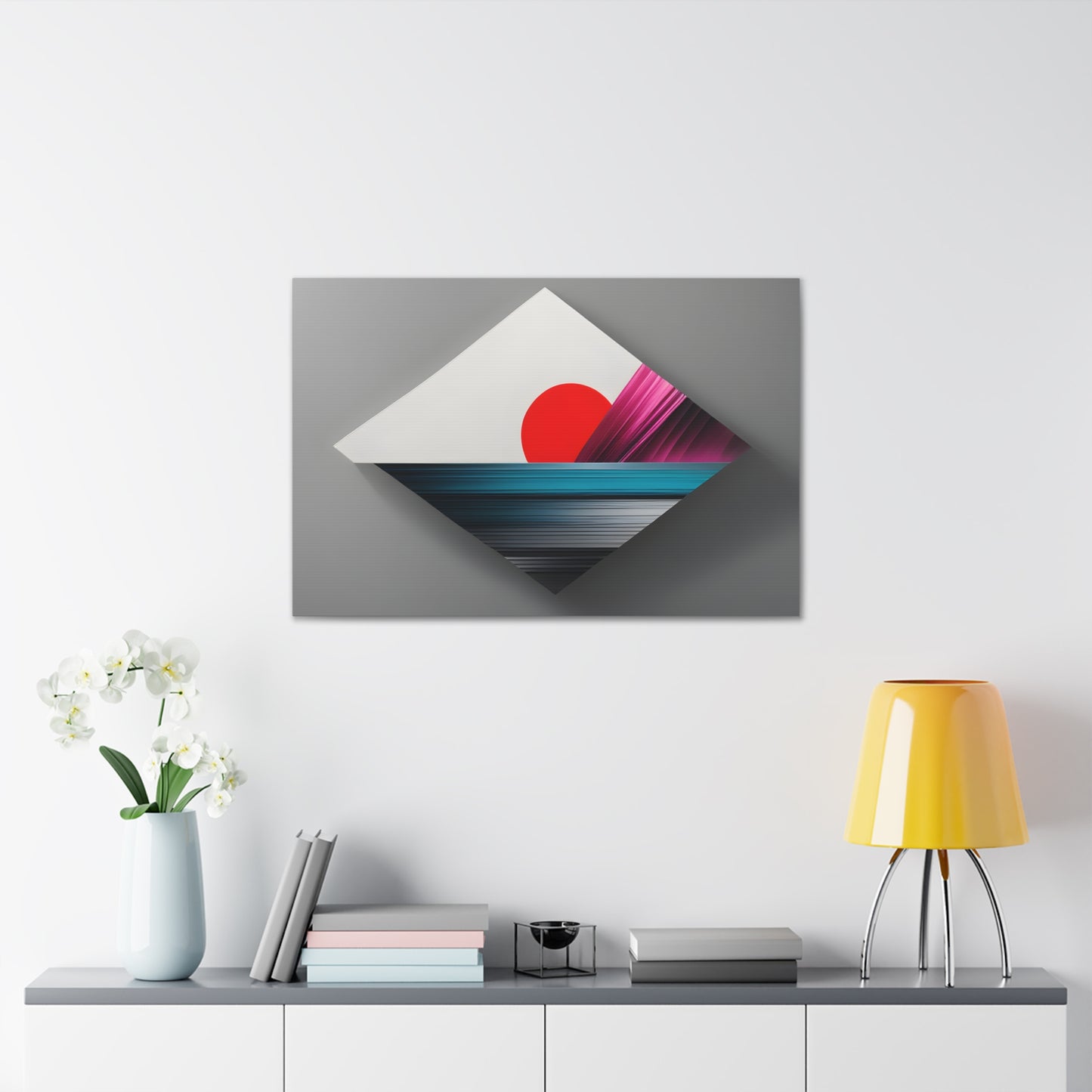 Prismatic Echoes: Abstract Wall Décor