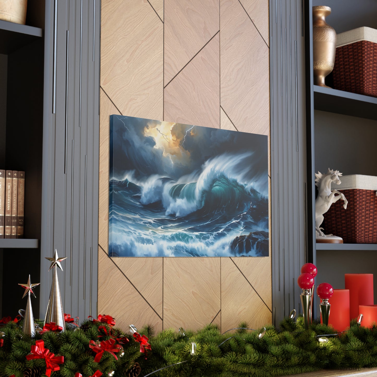 Stormy Silence: Nautical Wall Décor