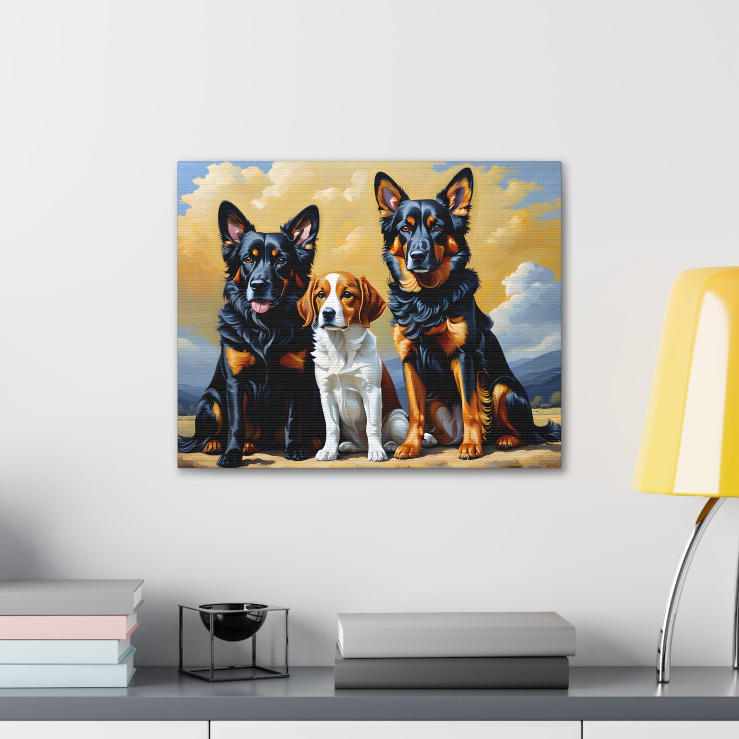 Dog's Elegance: Animal Wall Décor