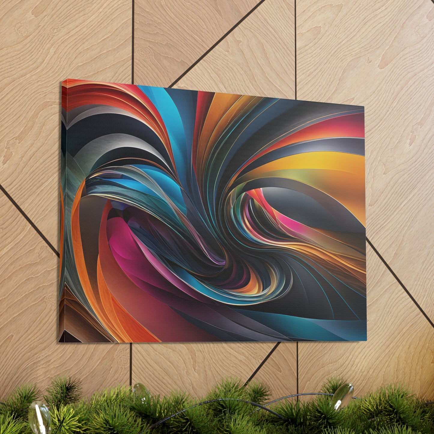 Temporal Waves: Abstract Wall Décor