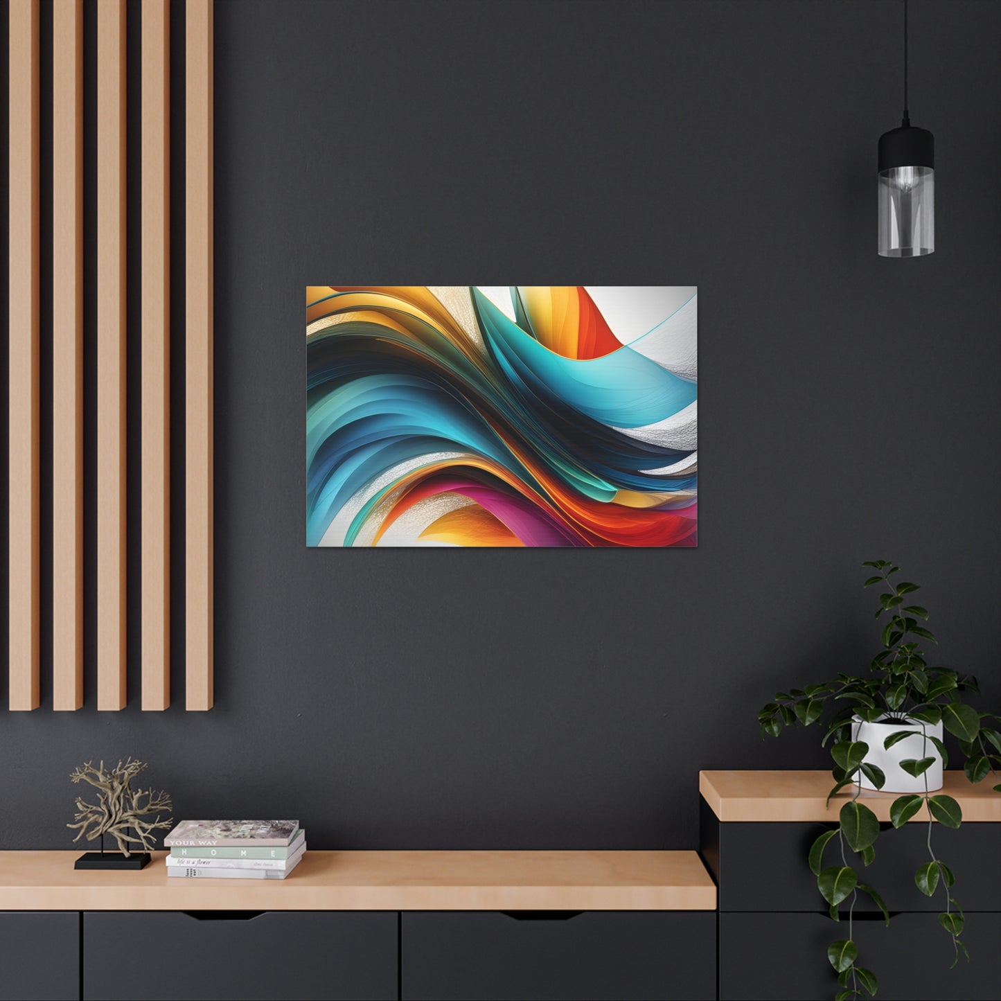 Elysian Pathways: Abstract Wall Décor