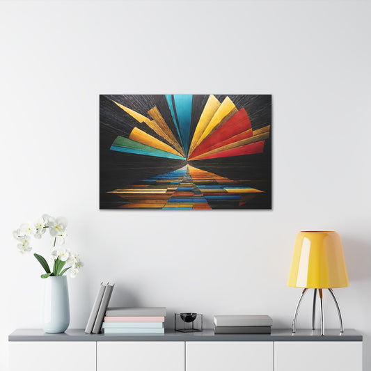 Etheric Bloom: Abstract Wall Décor