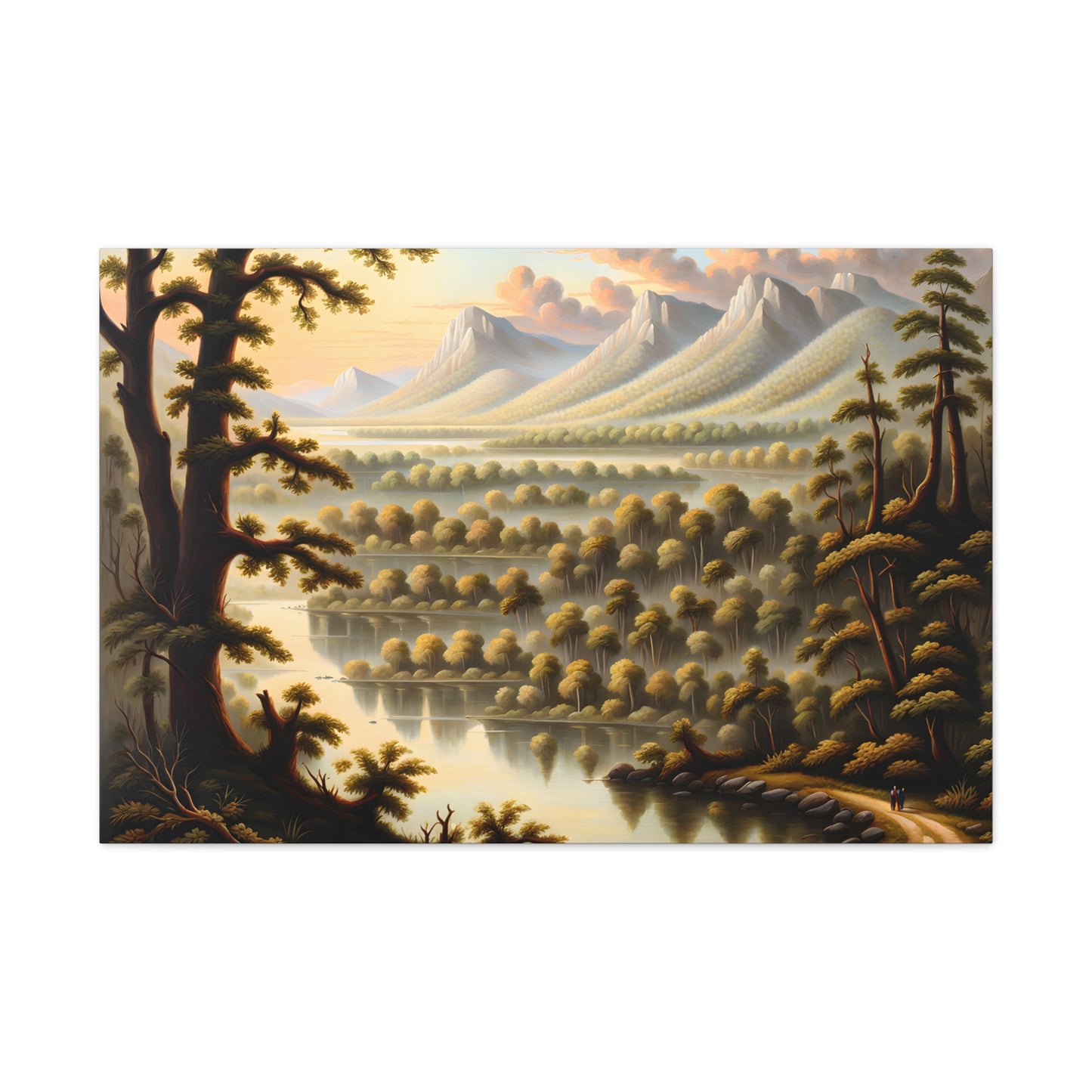 Enchanted View: Classic Oil Painting Wall Décor