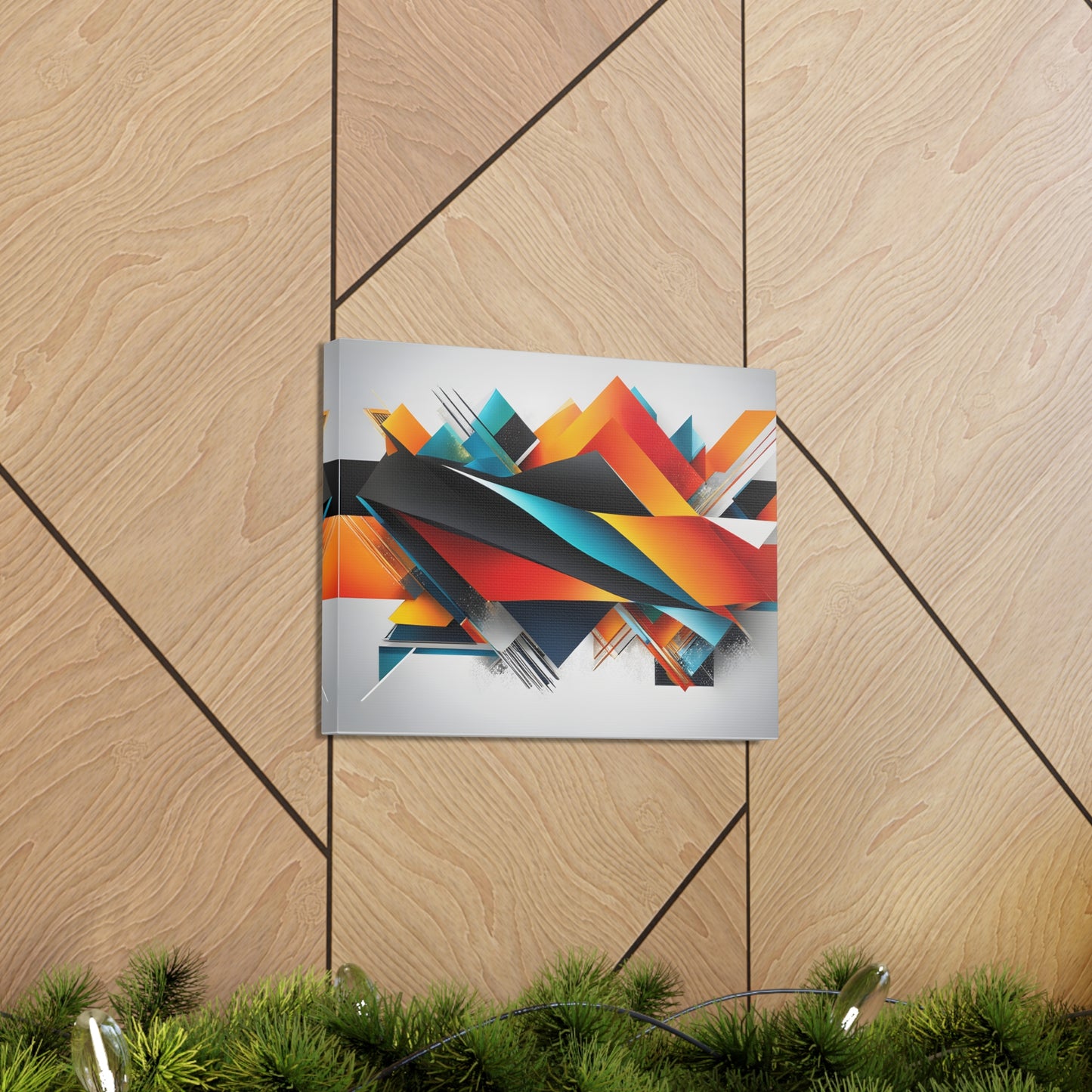 Serene Fields: Abstract Wall Décor