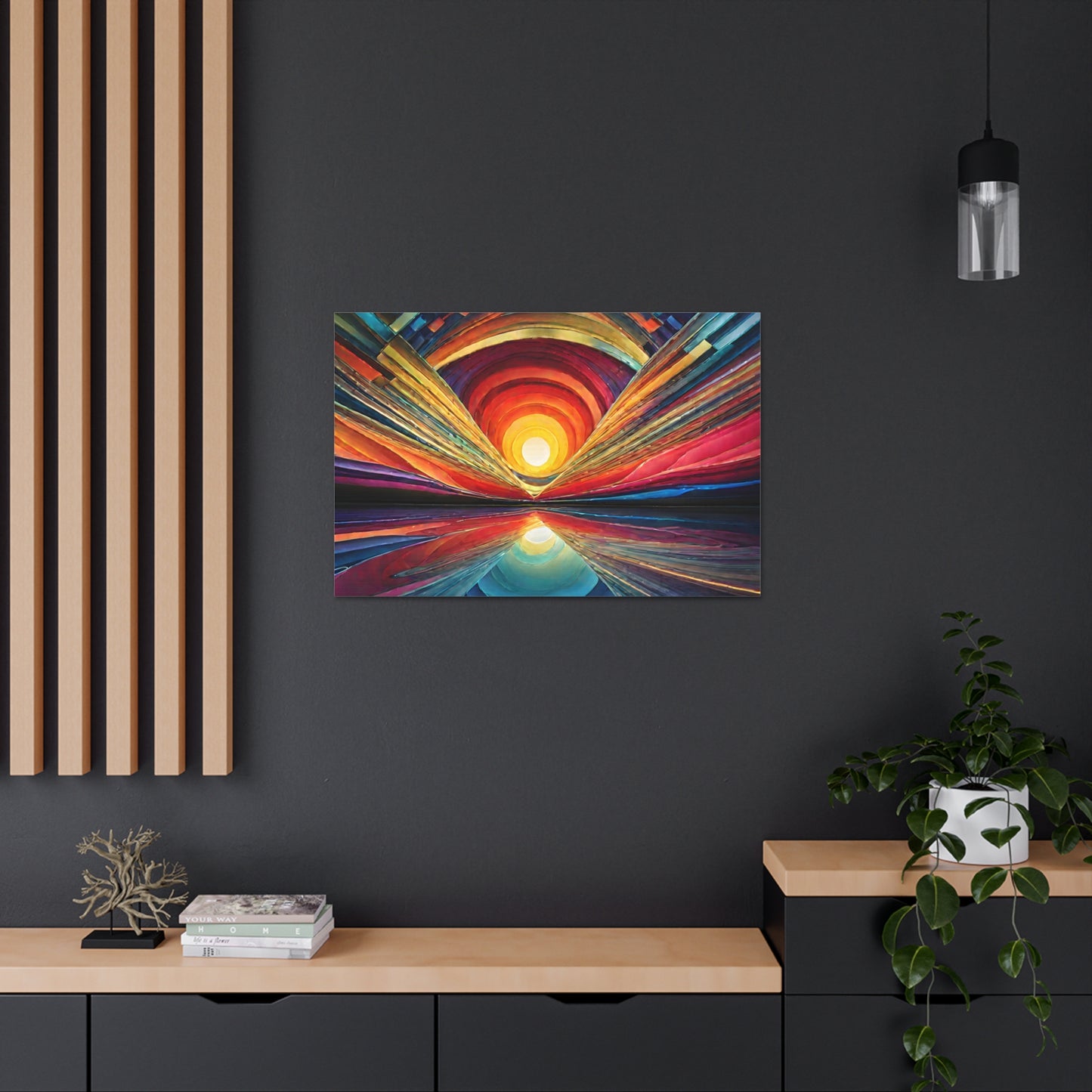 Mystical Whirl: Abstract Wall Décor