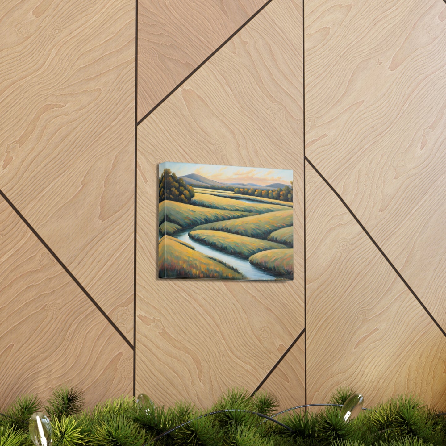 Valley Winds: Classic Oil Painting Wall Décor