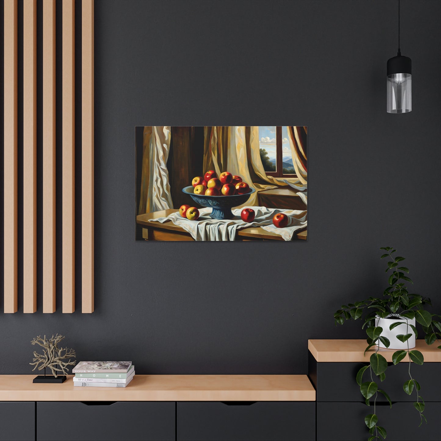 Forbidden Bowl: Classic Oil Painting Wall Décor