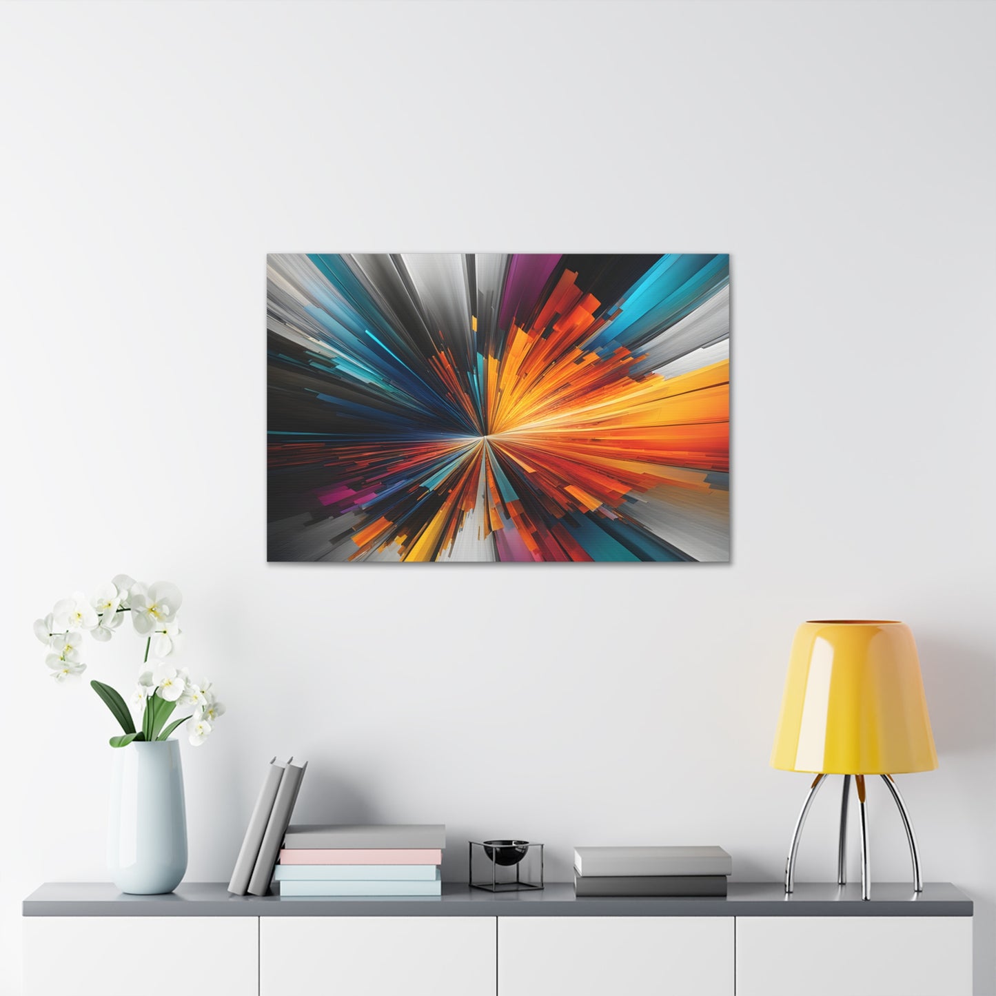 Aurora Symphony: Abstract Wall Décor