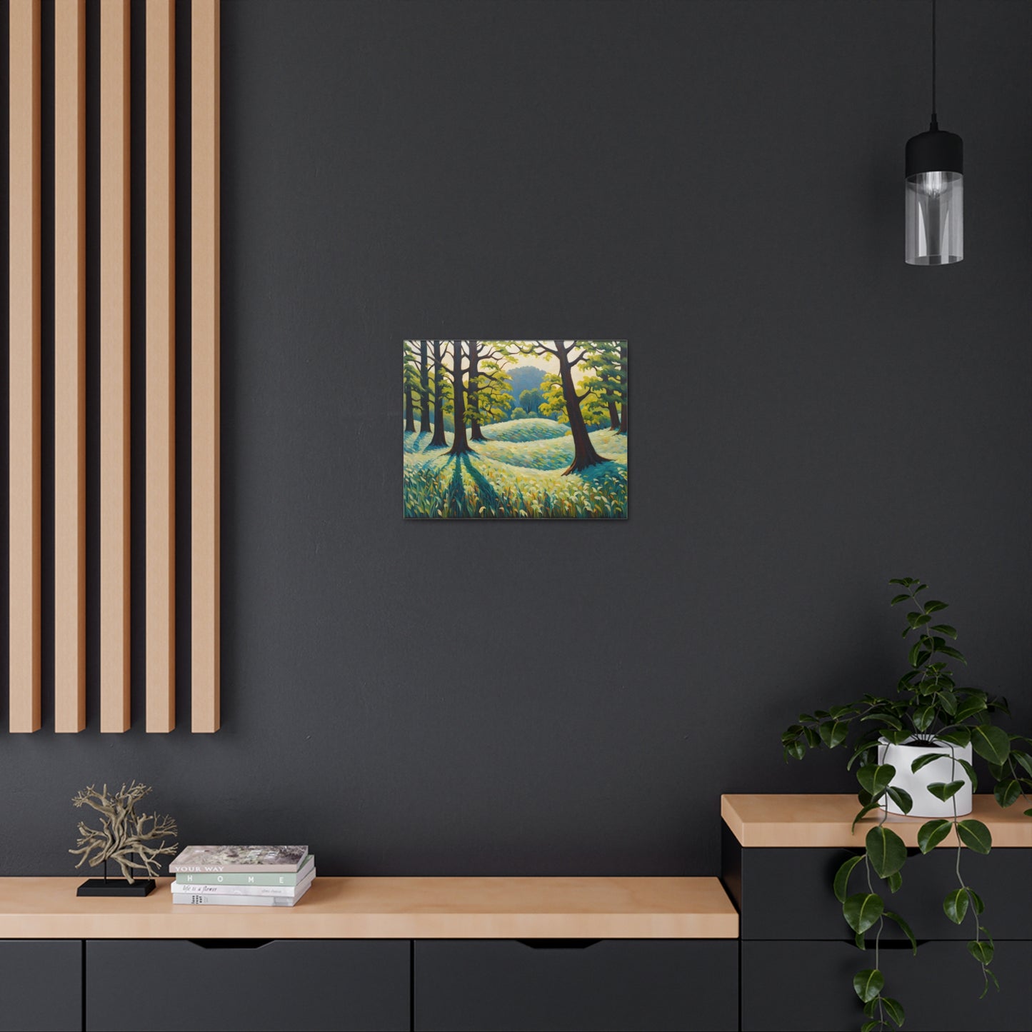 Forest Sanctuary: Classic Oil Painting Wall Décor