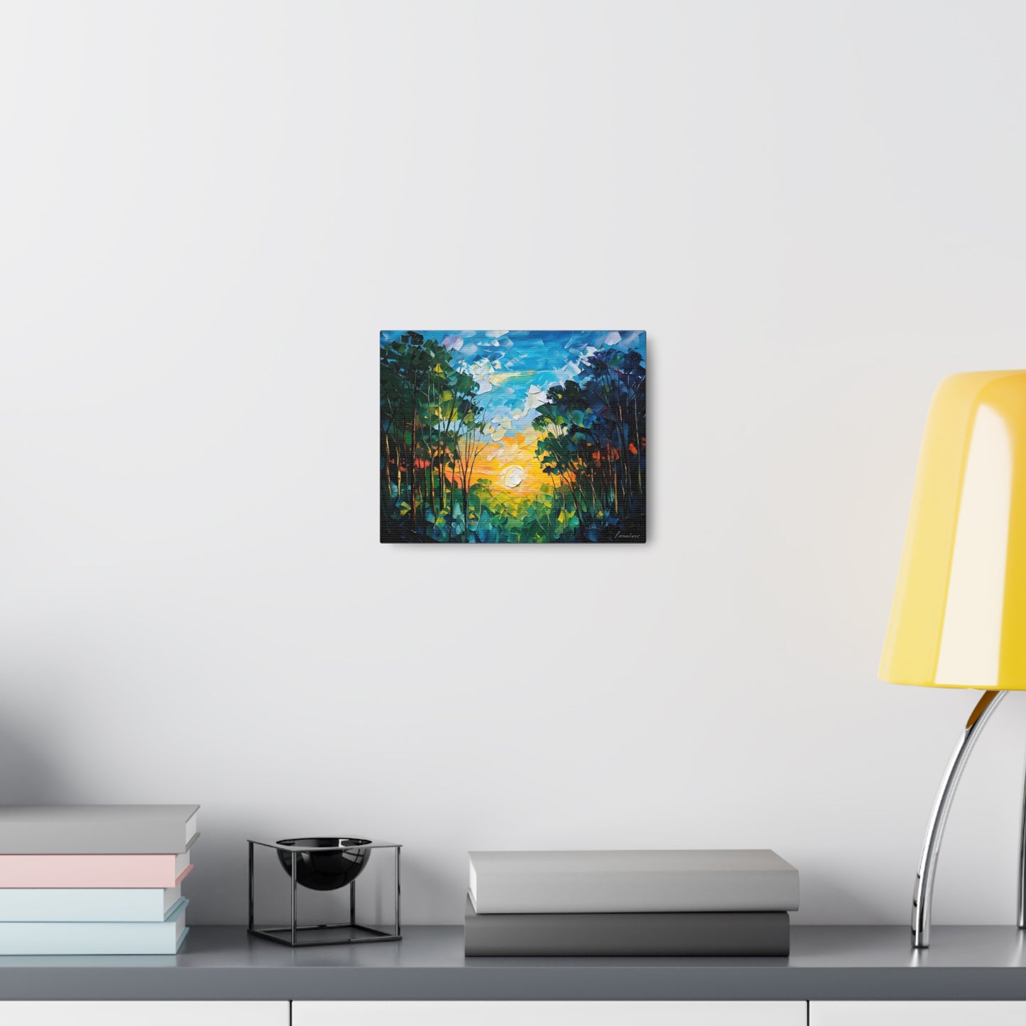 Swirling Landscapes: Classic Oil Painting Wall Décor