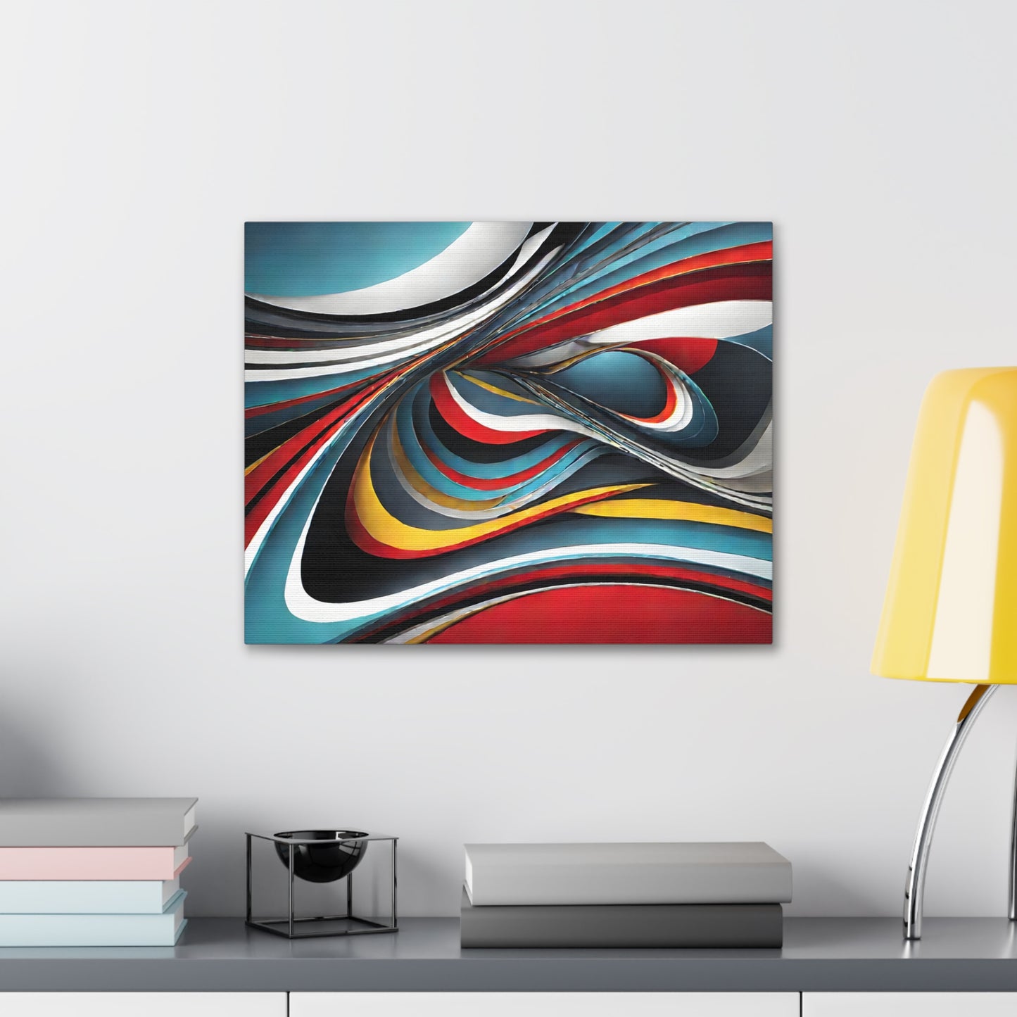 Harmonic Whirl: Abstract Wall Décor