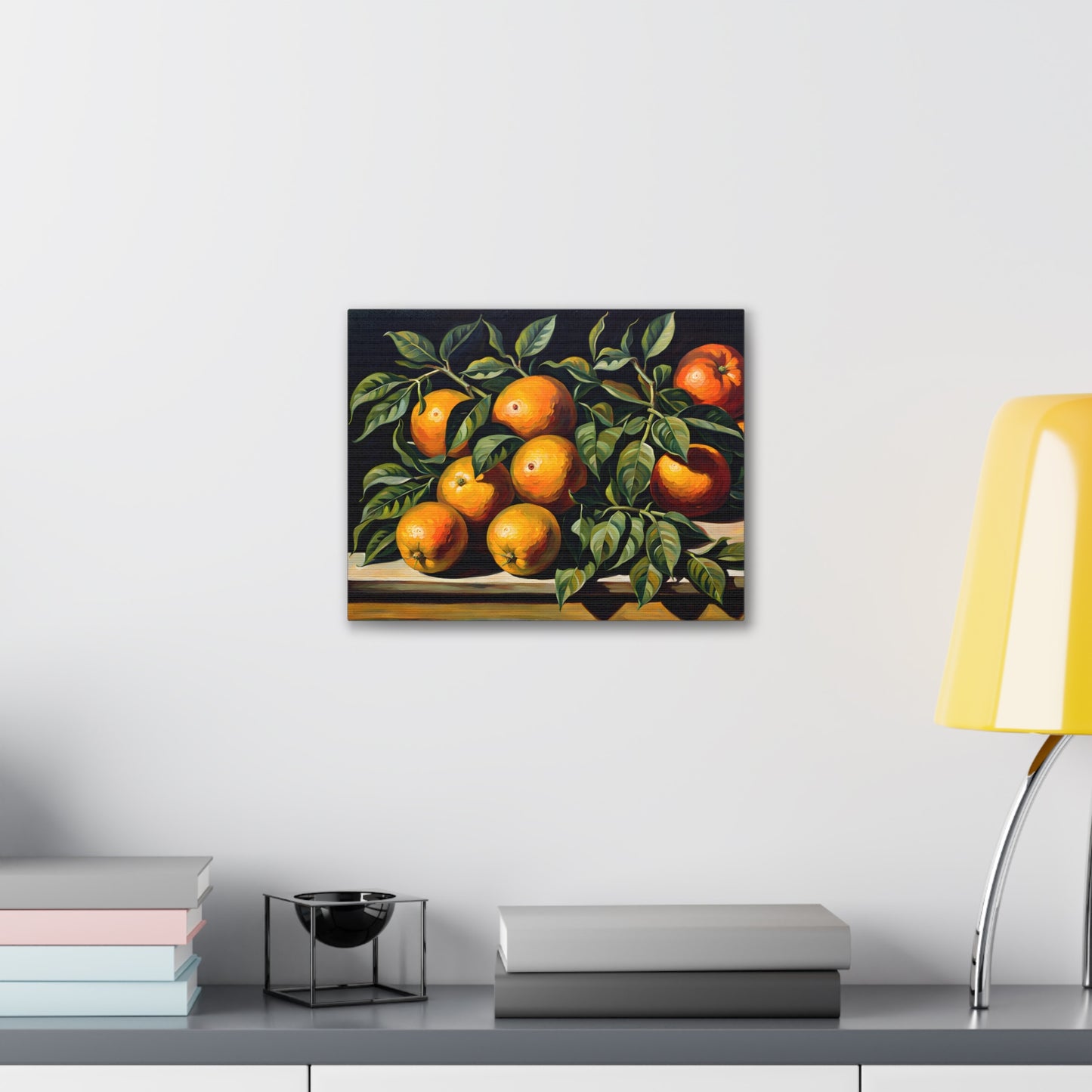 Lush Citrus: Classic Oil Painting Wall Décor