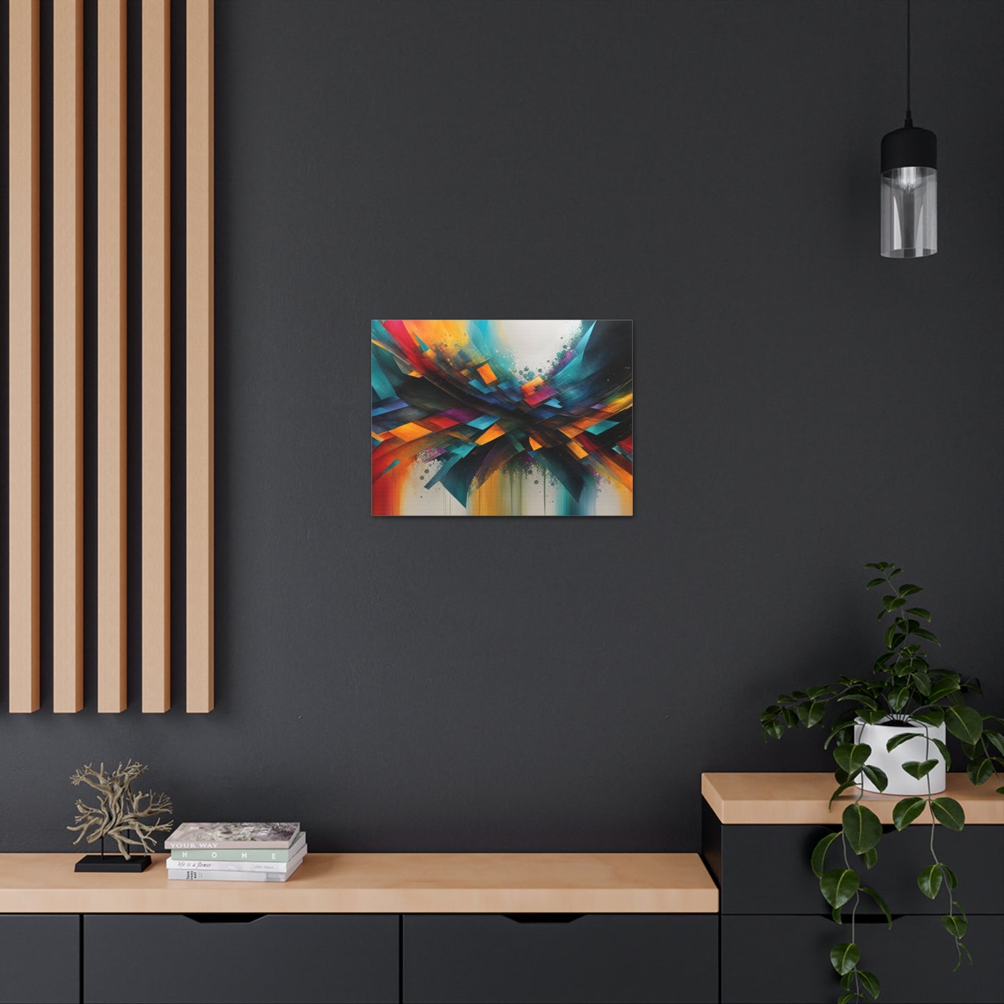 Harmony Waves: Abstract Wall Décor