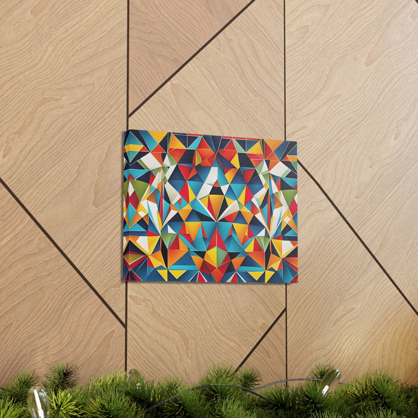 Kaleidoscope Veil: Abstract Wall Décor