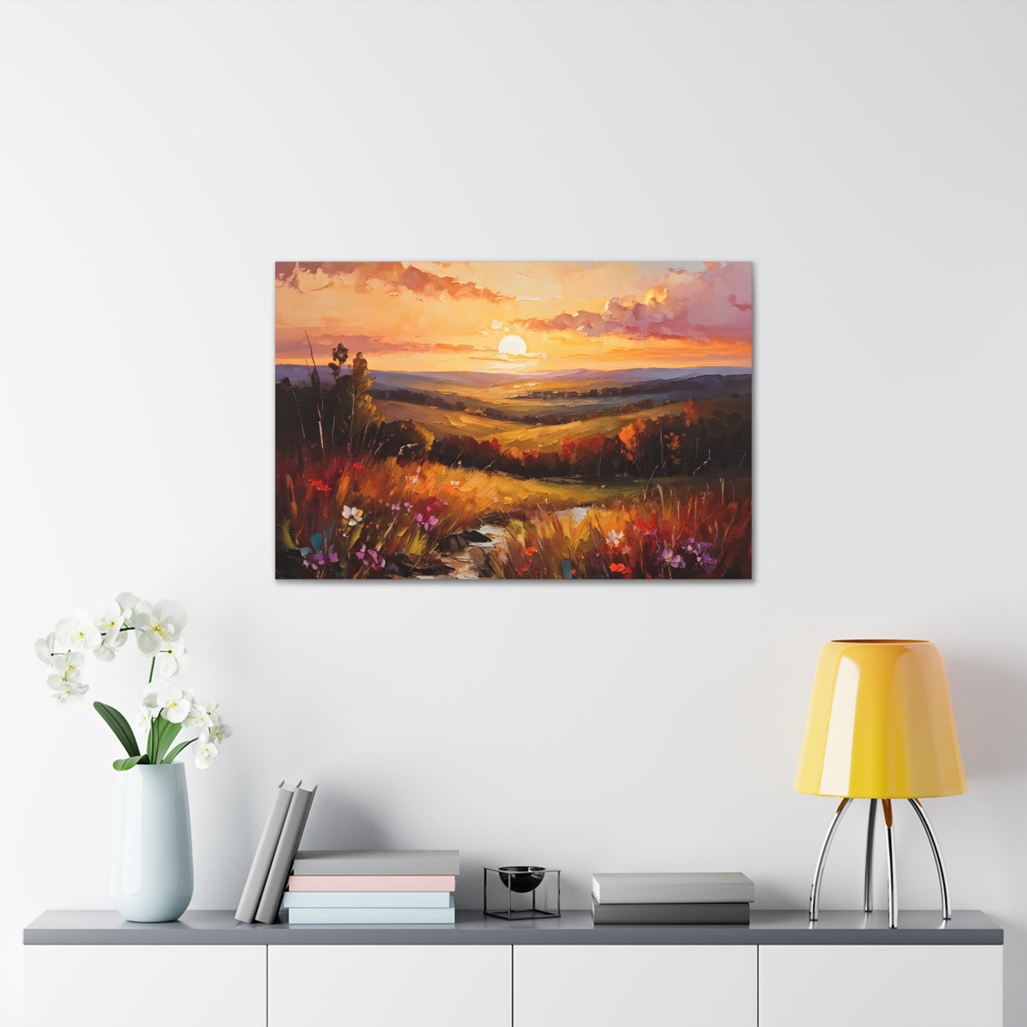 Enchanted Horizon: Classic Oil Painting Wall Décor