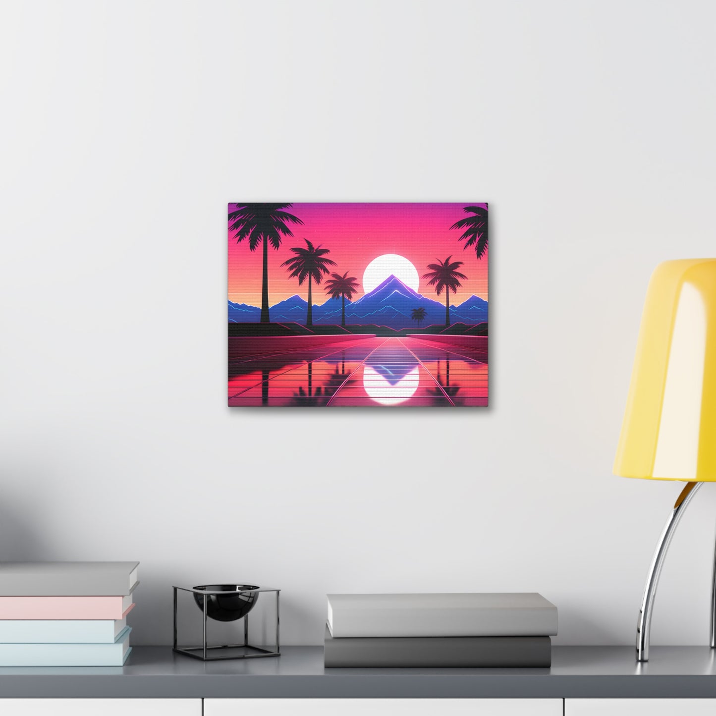 Palmwave: Outrun Wall Décor