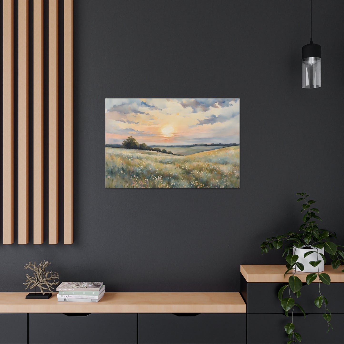 Lush Landscapes: Watercolor Wall Décor