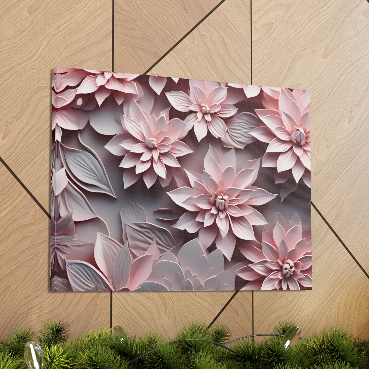 Pastel Petal Dance: Floral Wall Décor