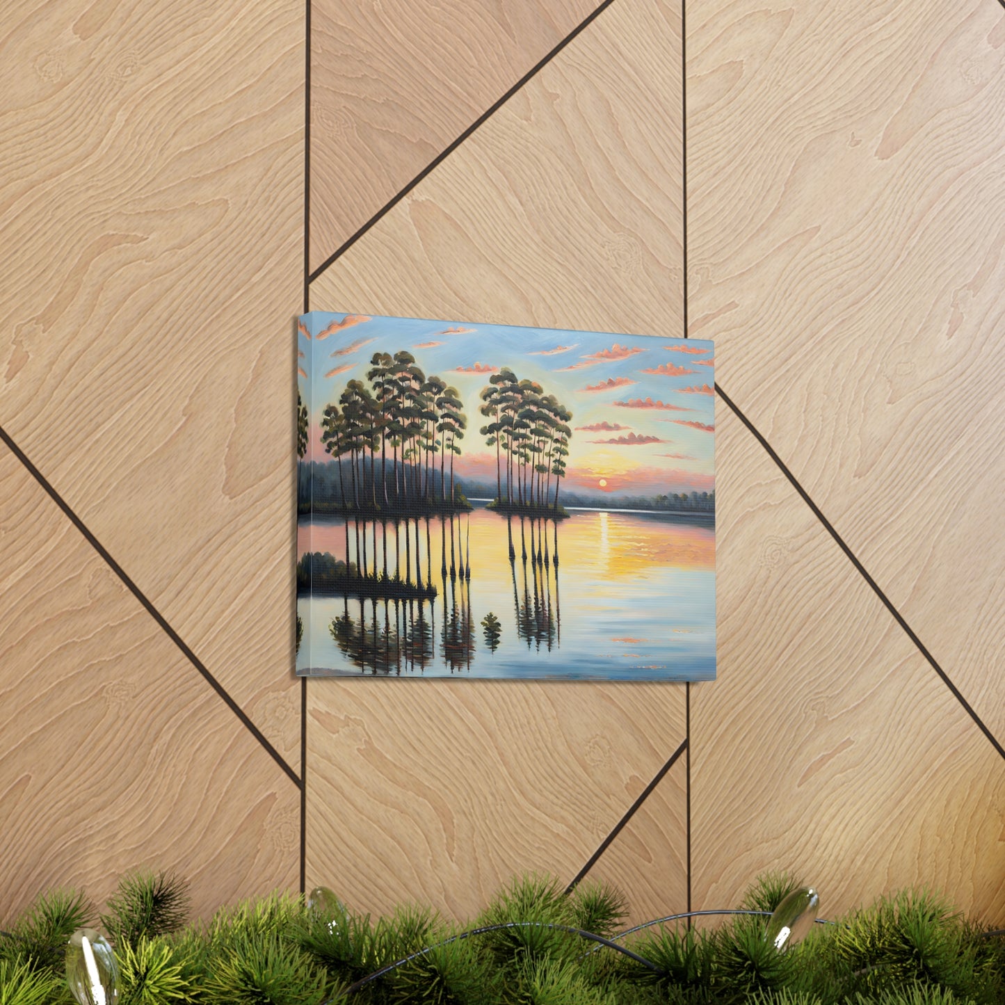 Crystal Waters: Classic Oil Painting Wall Décor