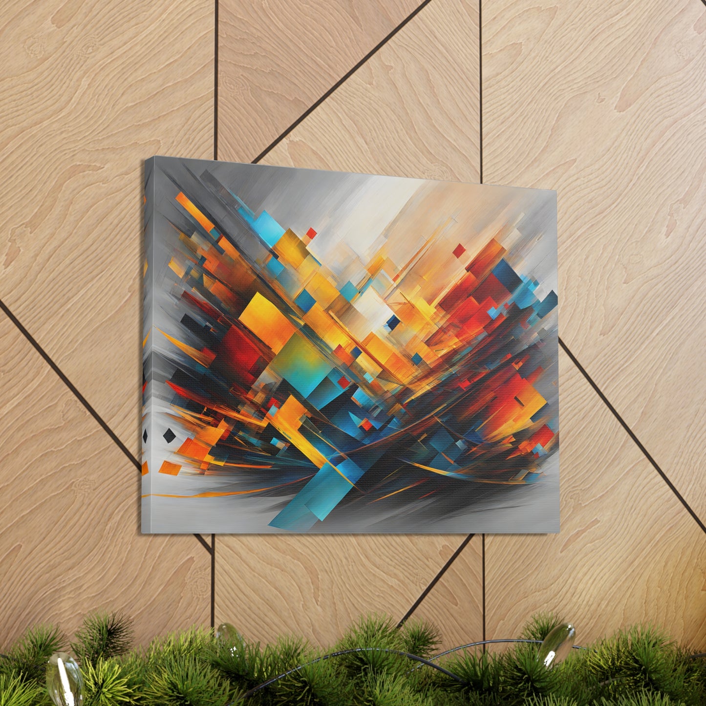 Spectrum Echoes: Abstract Wall Décor