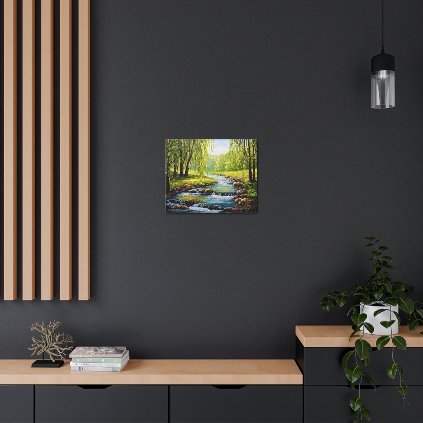 Whispering Glade: Classic Oil Painting Wall Décor