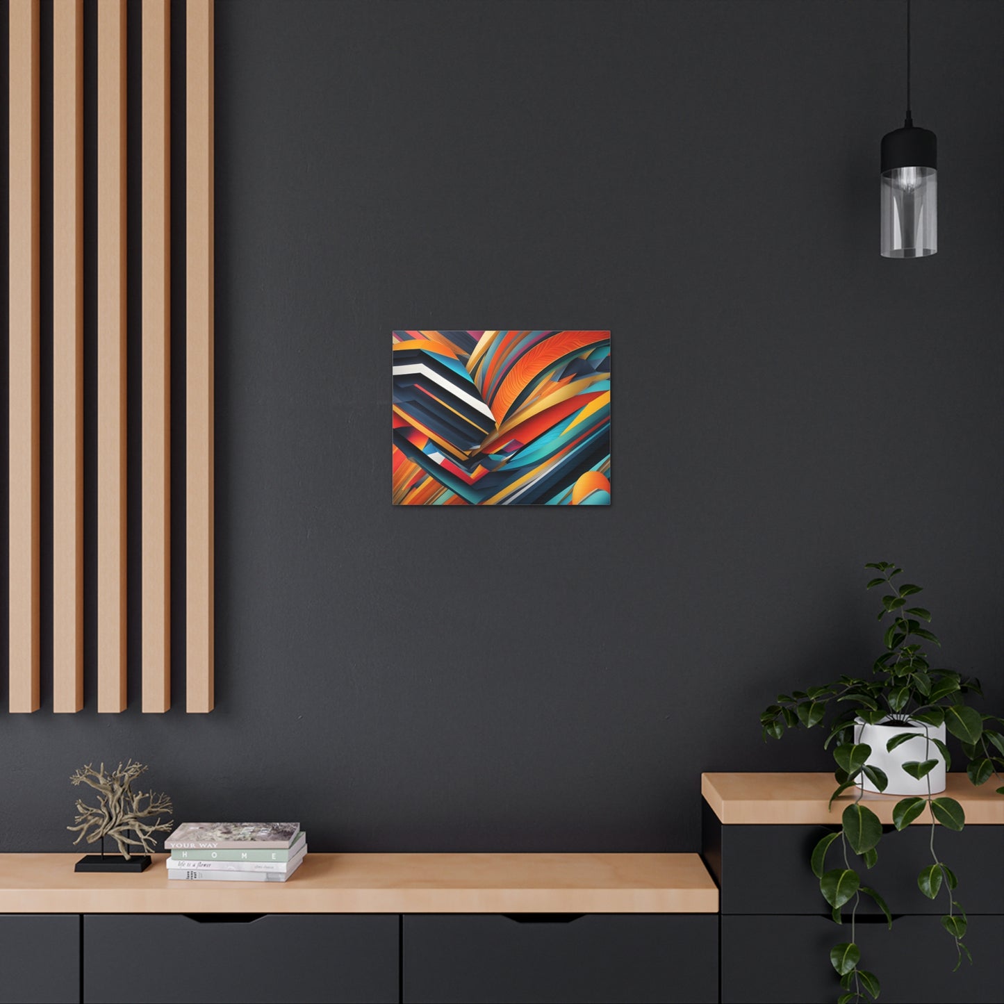 Iridescent Symphony: Abstract Wall Décor