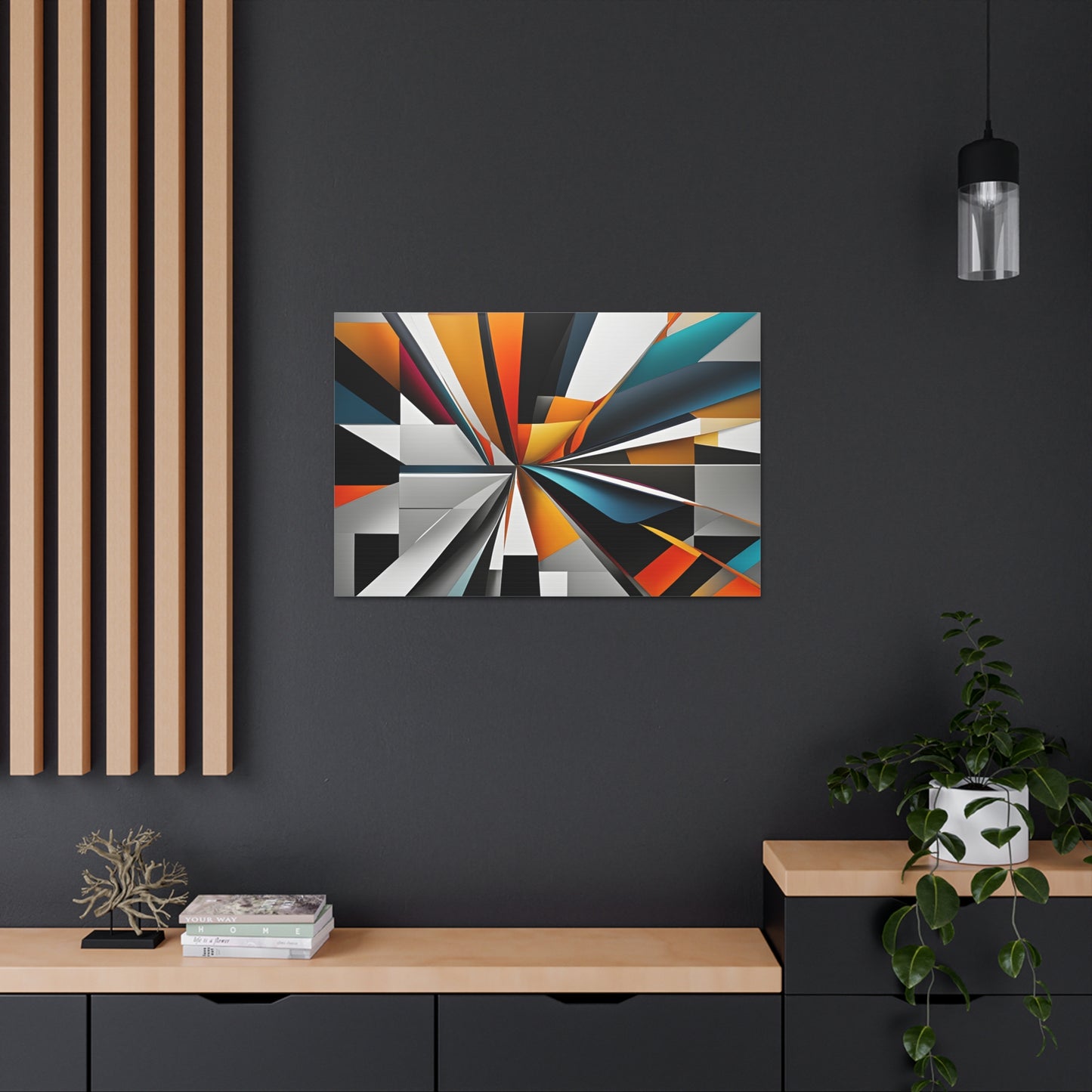 Prism Shadows: Abstract Wall Décor