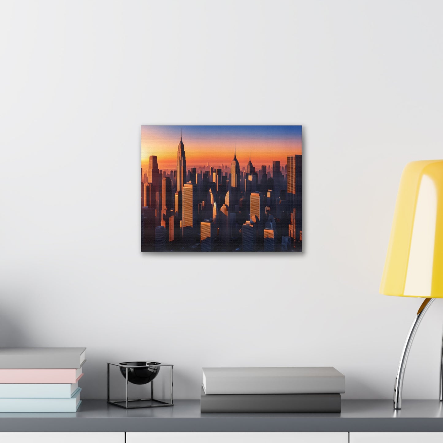 Urban Dawn: Cityscape Wall Décor