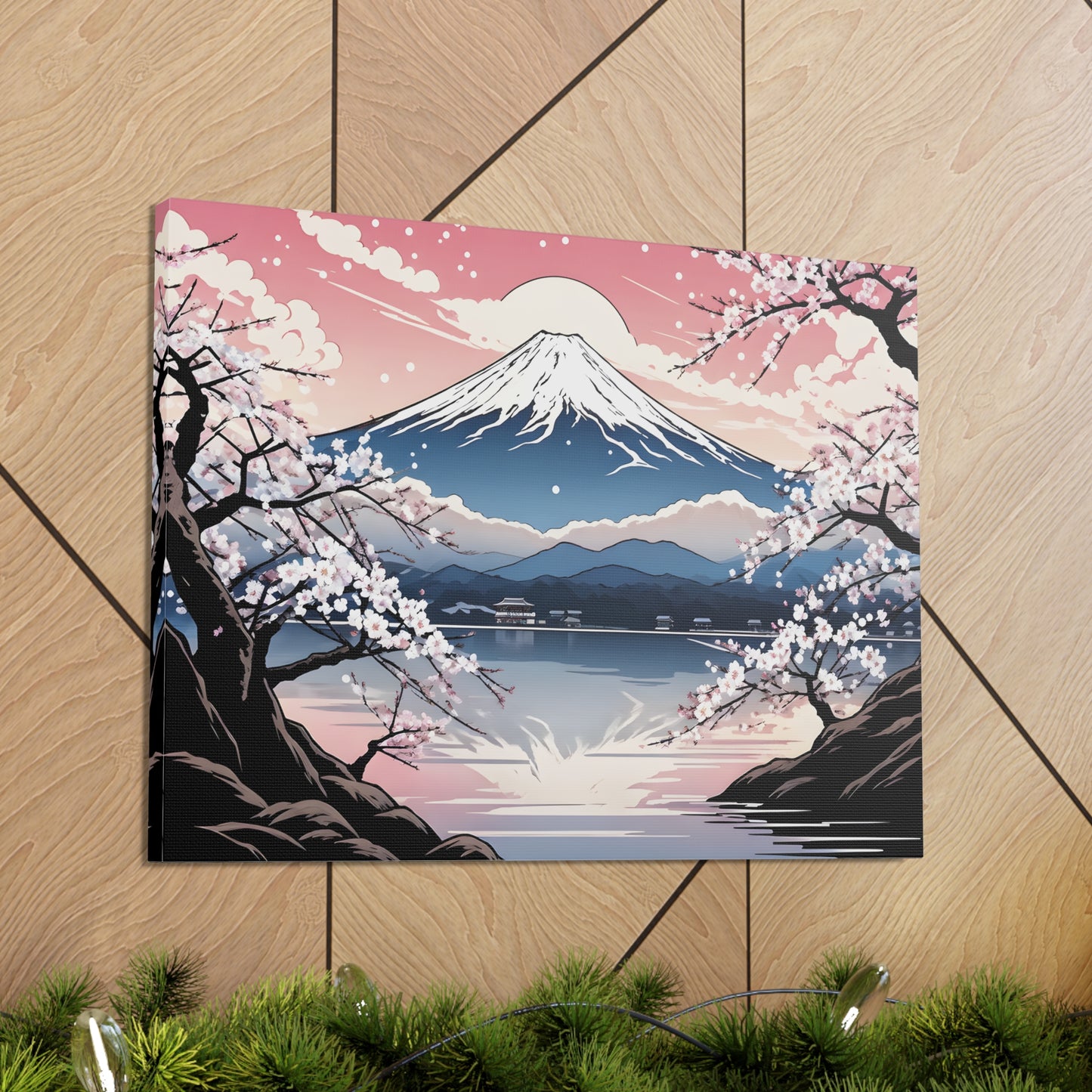 Cherry Blossom Bliss: Ukiyo-e Wall Décor