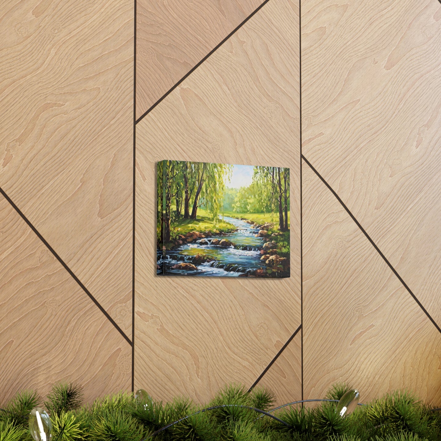 Whispering Glade: Classic Oil Painting Wall Décor